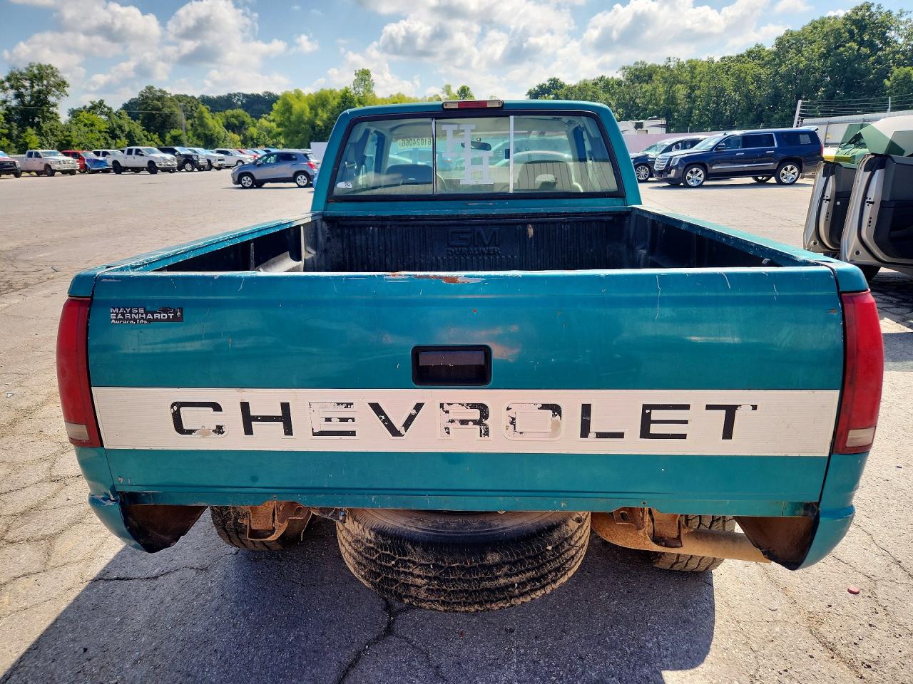 1994 Chevrolet Gmt-400 K2500 Зеленый vin: 1GCFK29K3RE265953