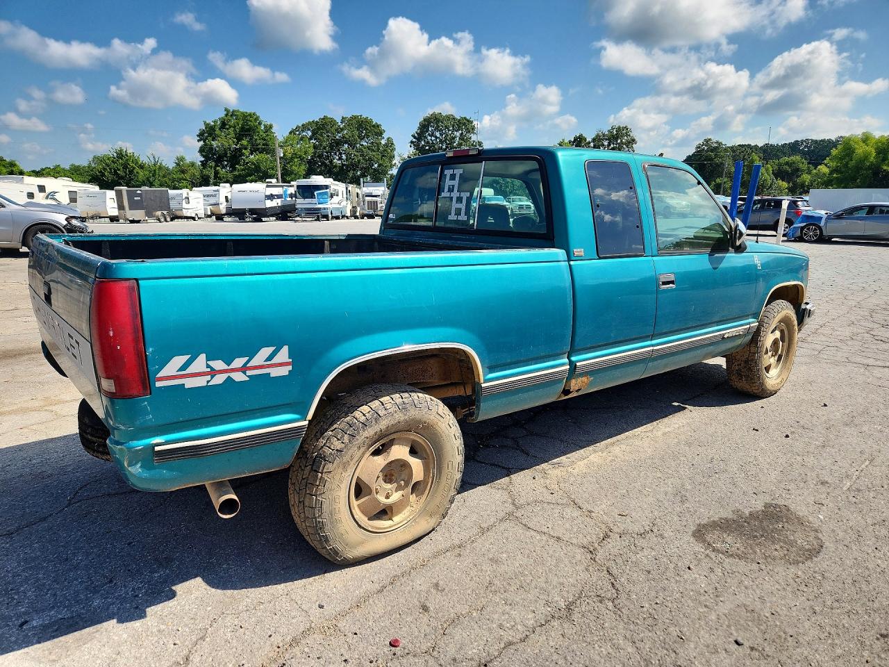 1994 Chevrolet Gmt-400 K2500 Зеленый vin: 1GCFK29K3RE265953