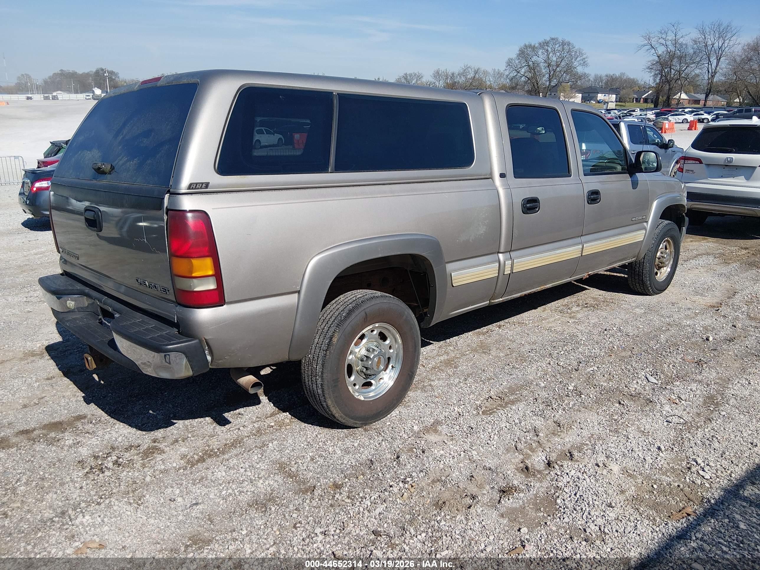 2002 Chevrolet Silverado 1500hd Lt Silver vin: 1GCGC13U02F101162