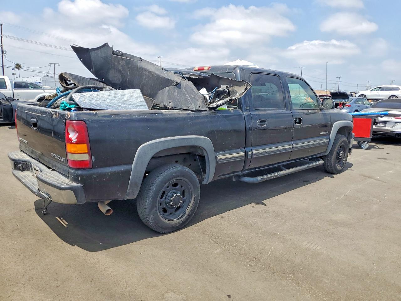 2001 Chevrolet Silverado C1500 Heavy Duty Black vin: 1GCGC13U41F201635