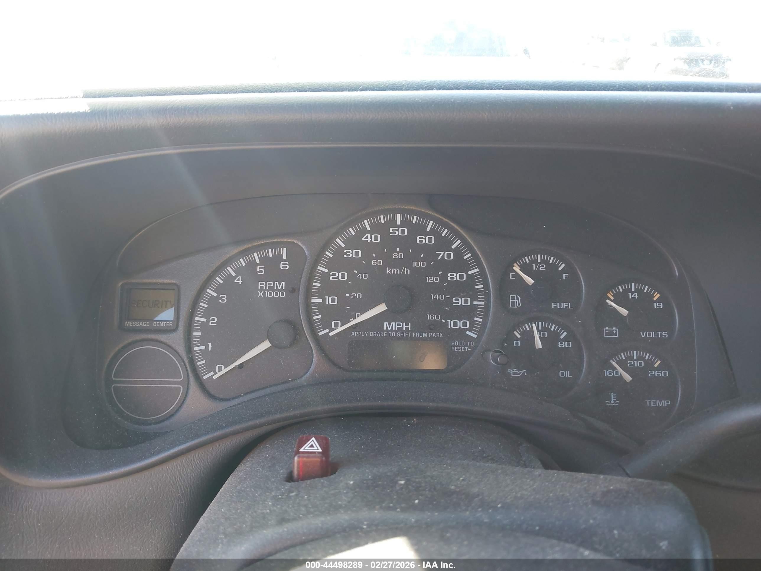 2002 Chevrolet Silverado 1500hd Lt Gray vin: 1GCGC13U42F105277