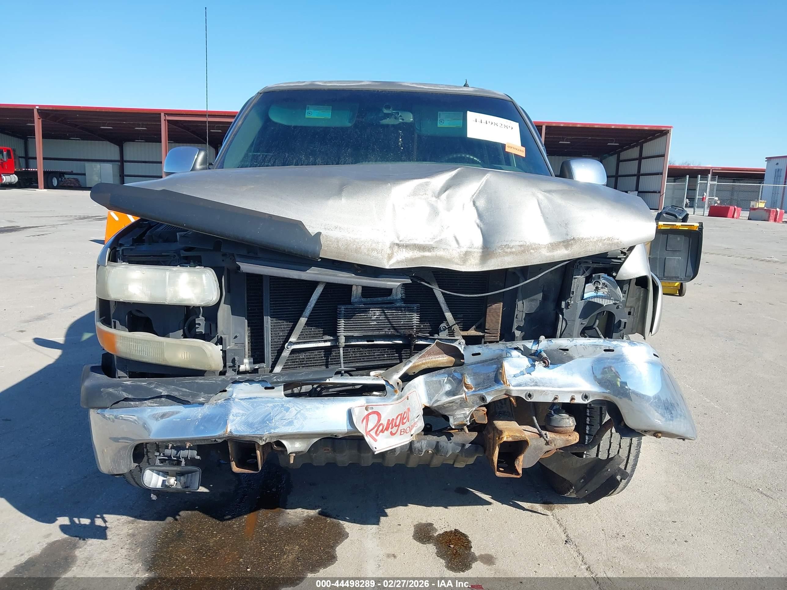 2002 Chevrolet Silverado 1500hd Lt Gray vin: 1GCGC13U42F105277