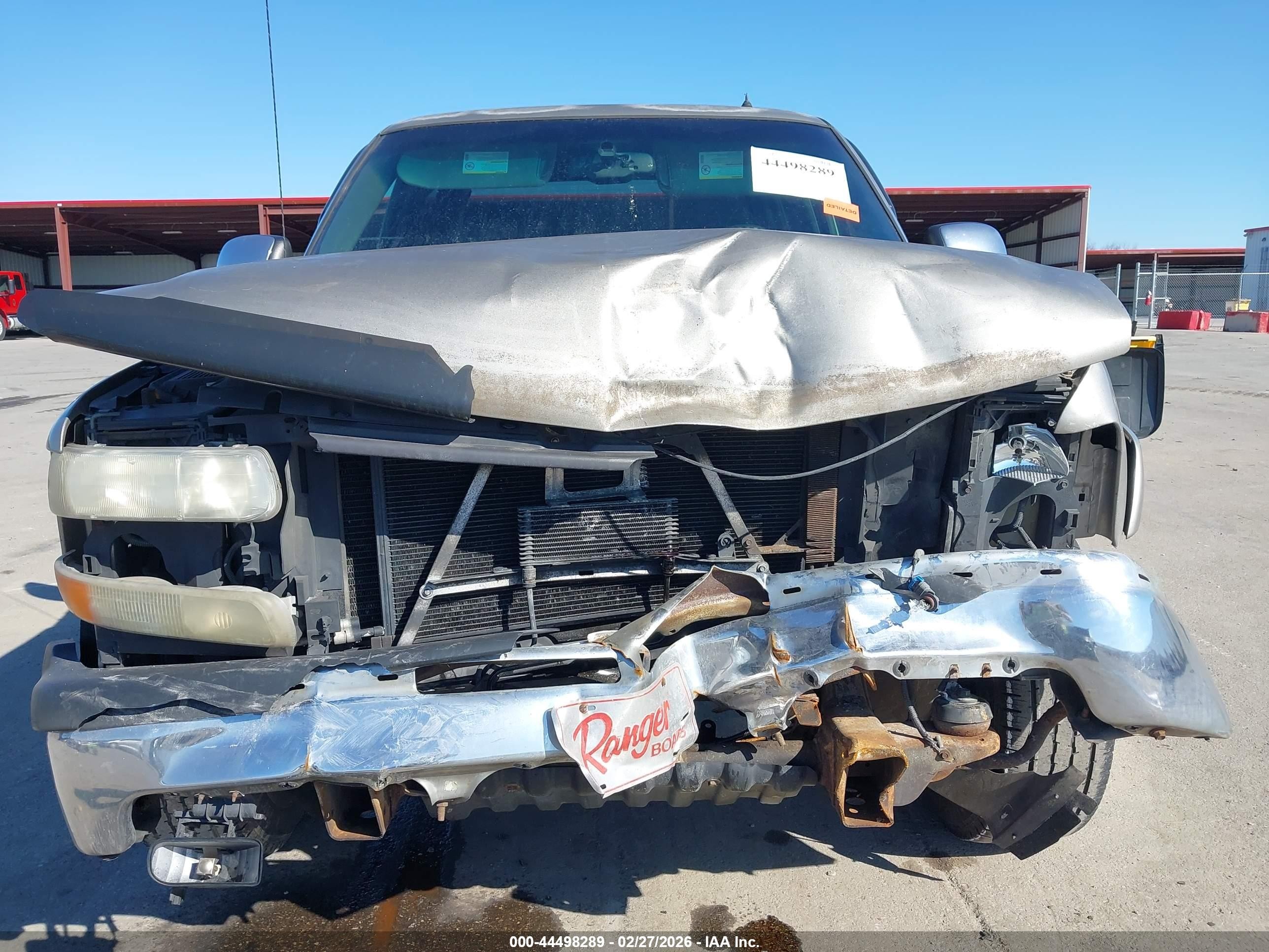 2002 Chevrolet Silverado 1500hd Lt Gray vin: 1GCGC13U42F105277