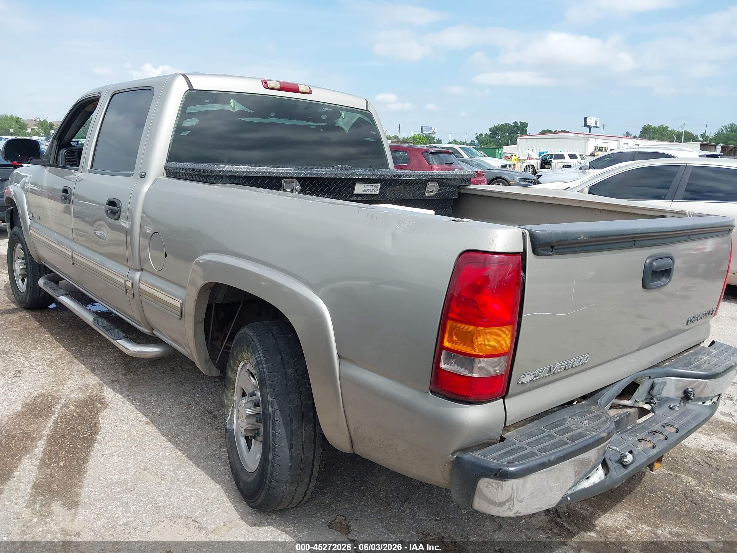 2002 Chevrolet Silverado 1500hd Ls Beige vin: 1GCGC13U42F183476