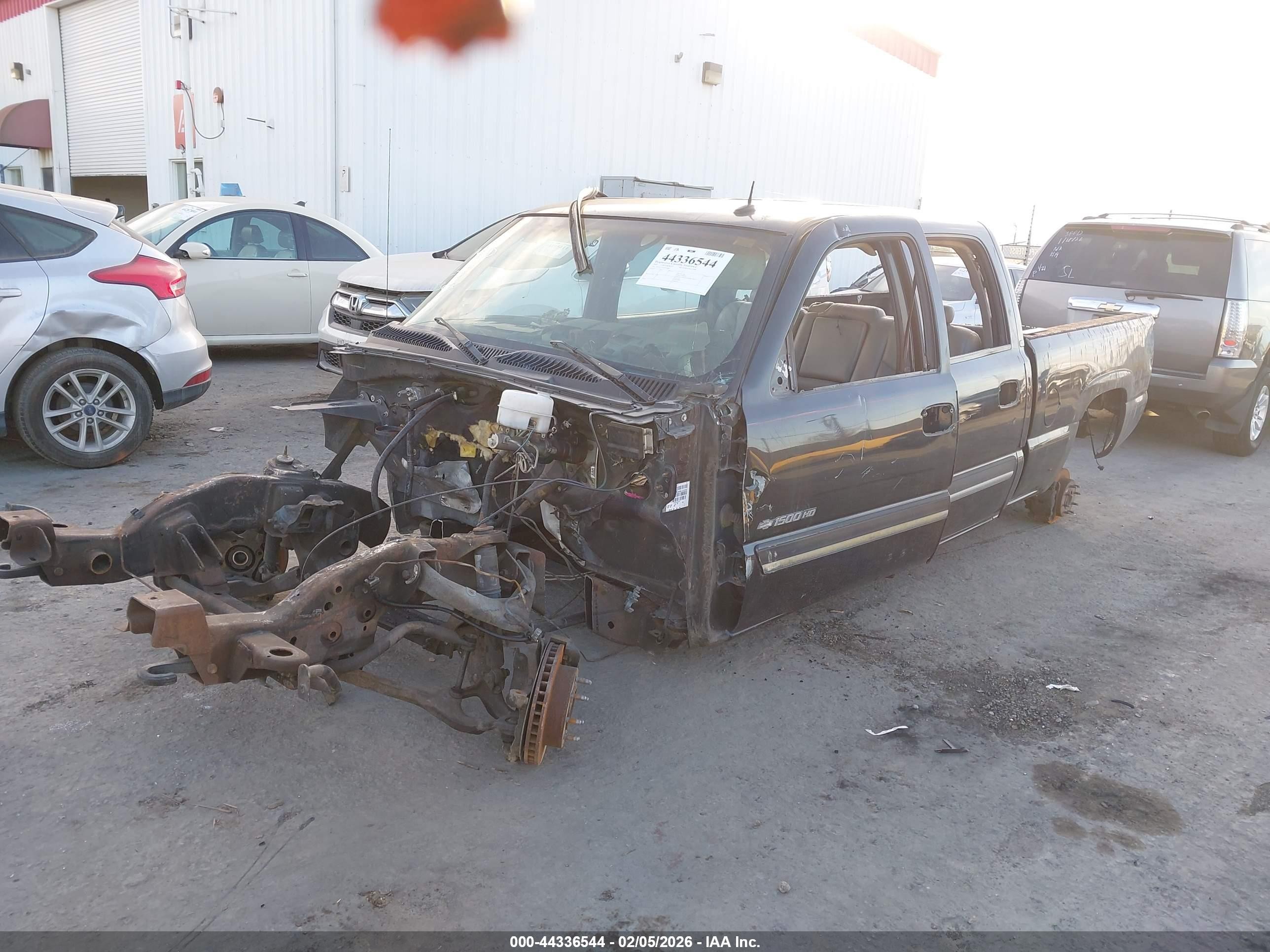 2003 Chevrolet Silverado 1500hd Lt Gray vin: 1GCGC13U43F130682