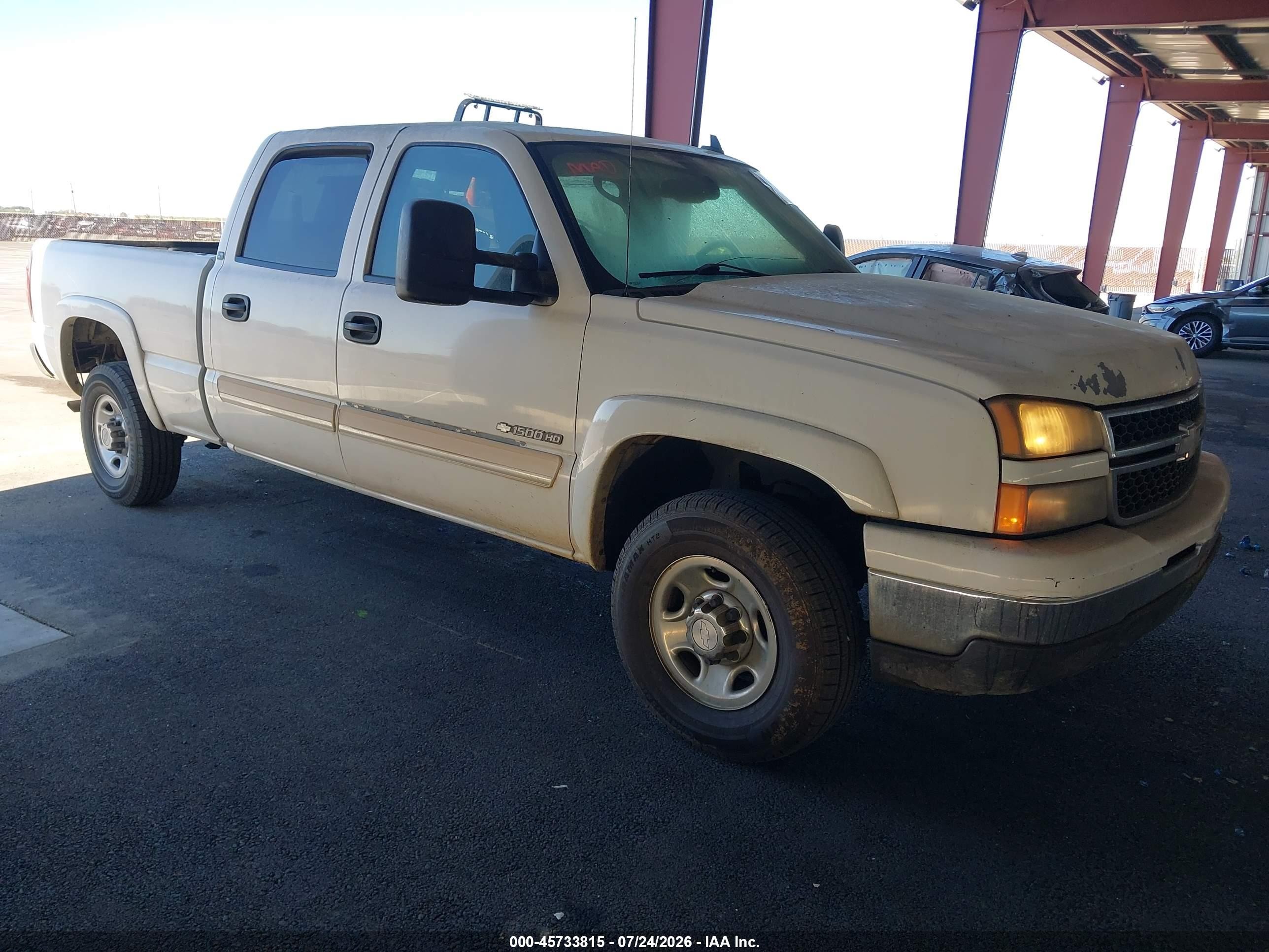 2006 Chevrolet Silverado 1500hd Lt1 White vin: 1GCGC13U46F268436
