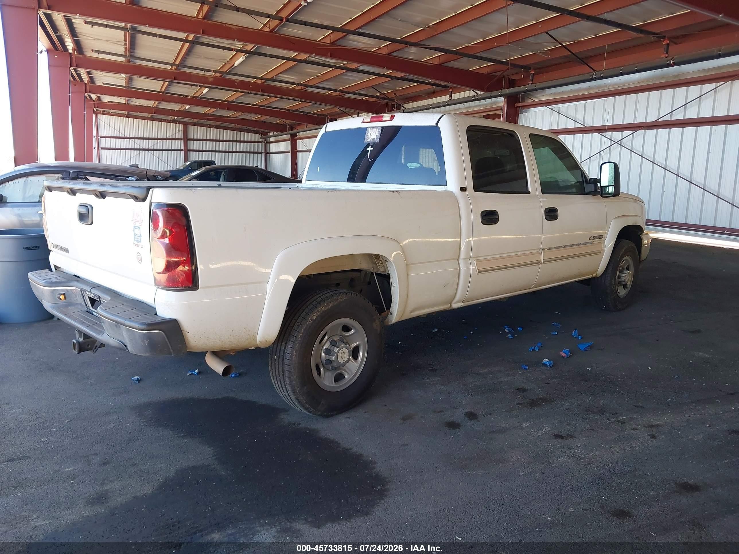 2006 Chevrolet Silverado 1500hd Lt1 White vin: 1GCGC13U46F268436