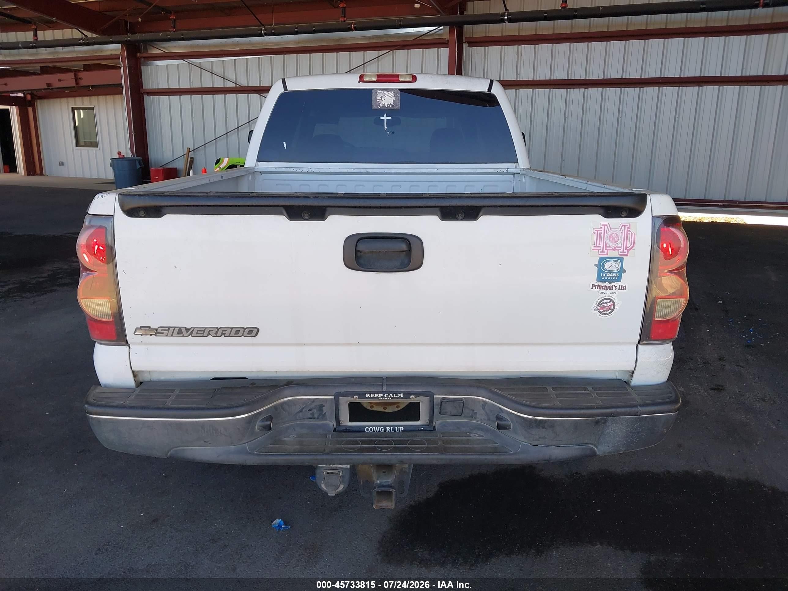 2006 Chevrolet Silverado 1500hd Lt1 White vin: 1GCGC13U46F268436