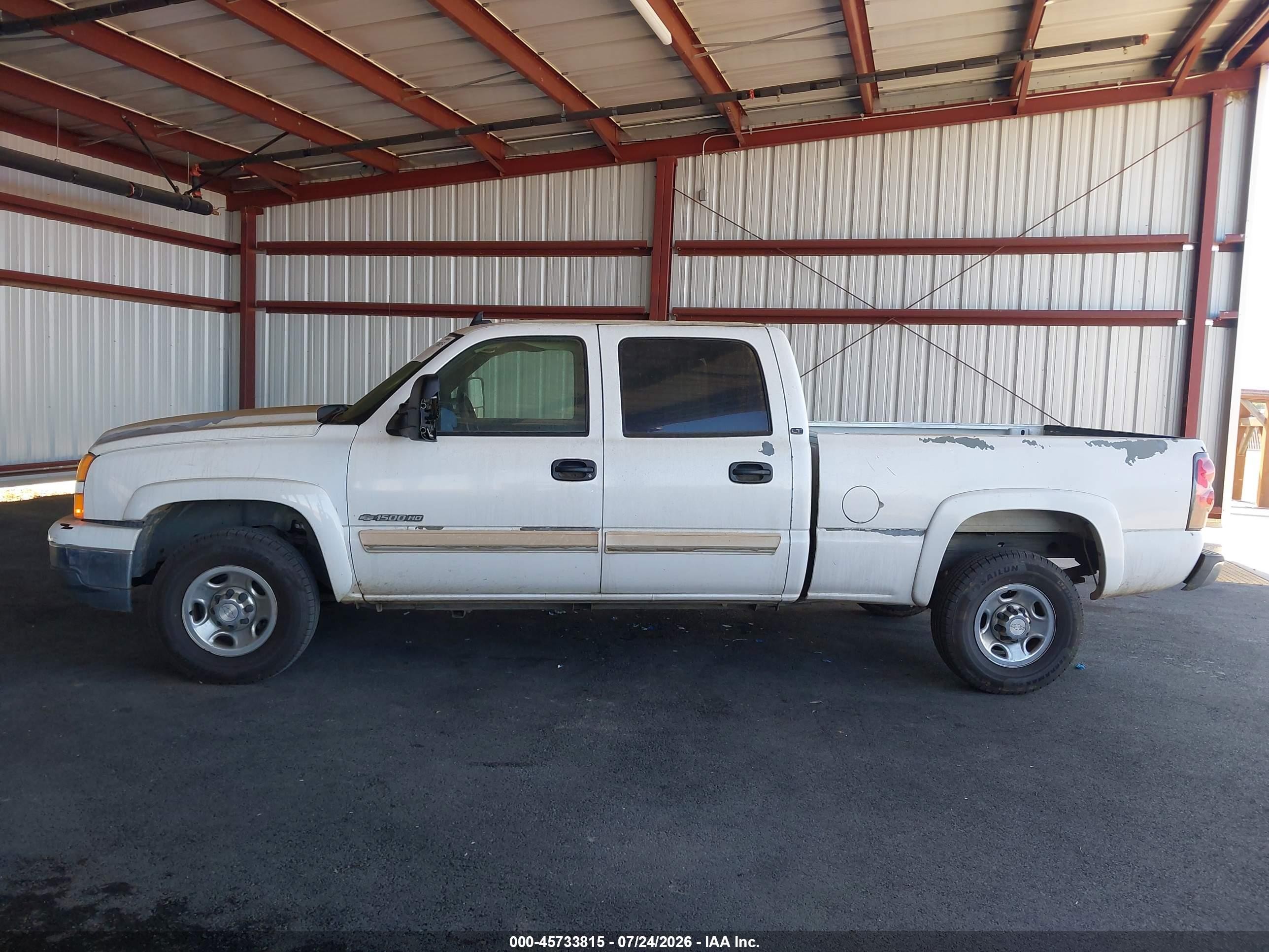 2006 Chevrolet Silverado 1500hd Lt1 White vin: 1GCGC13U46F268436