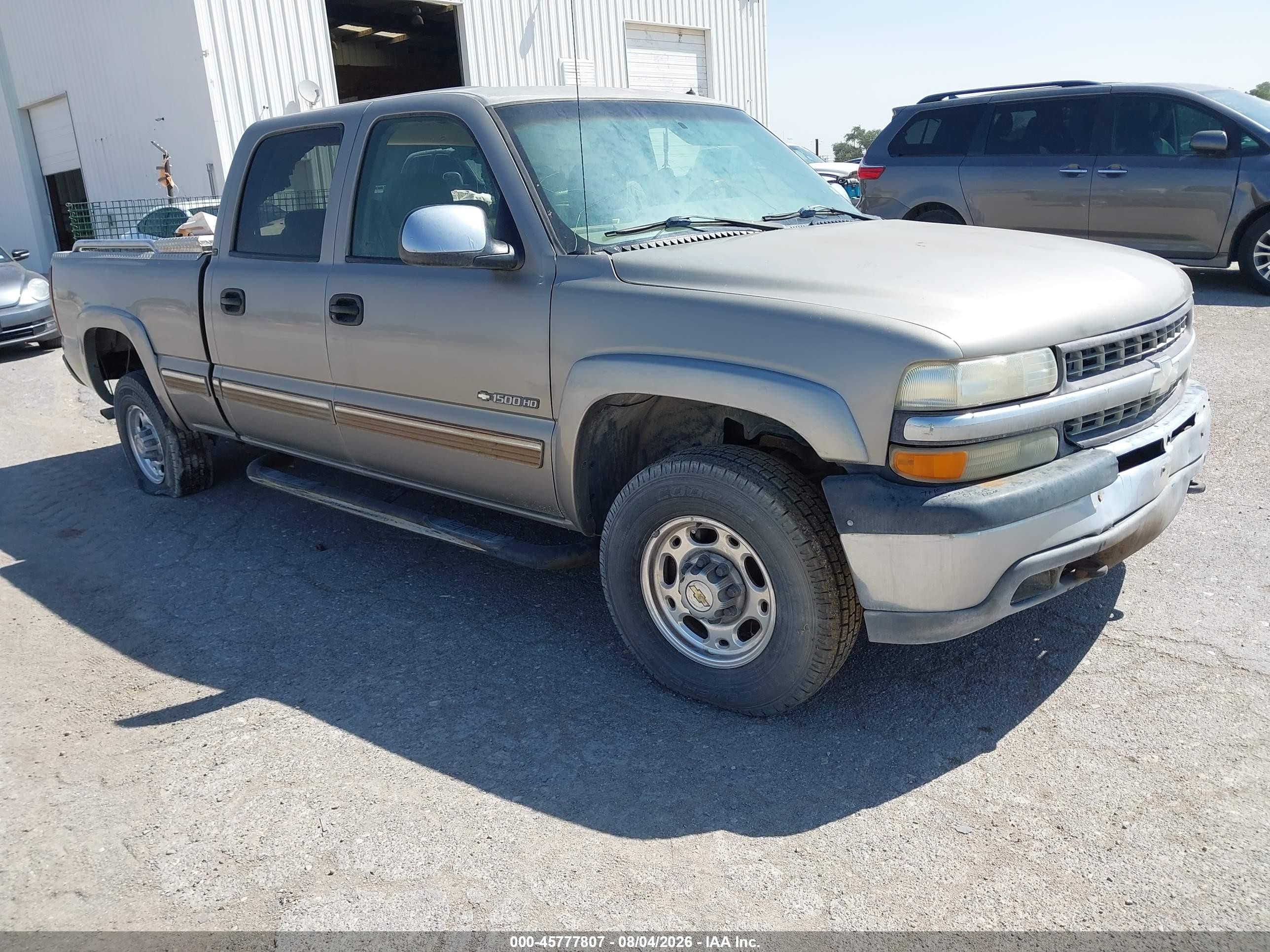 2002 Chevrolet Silverado 1500hd Lt Желто-коричневый vin: 1GCGC13U52F154200