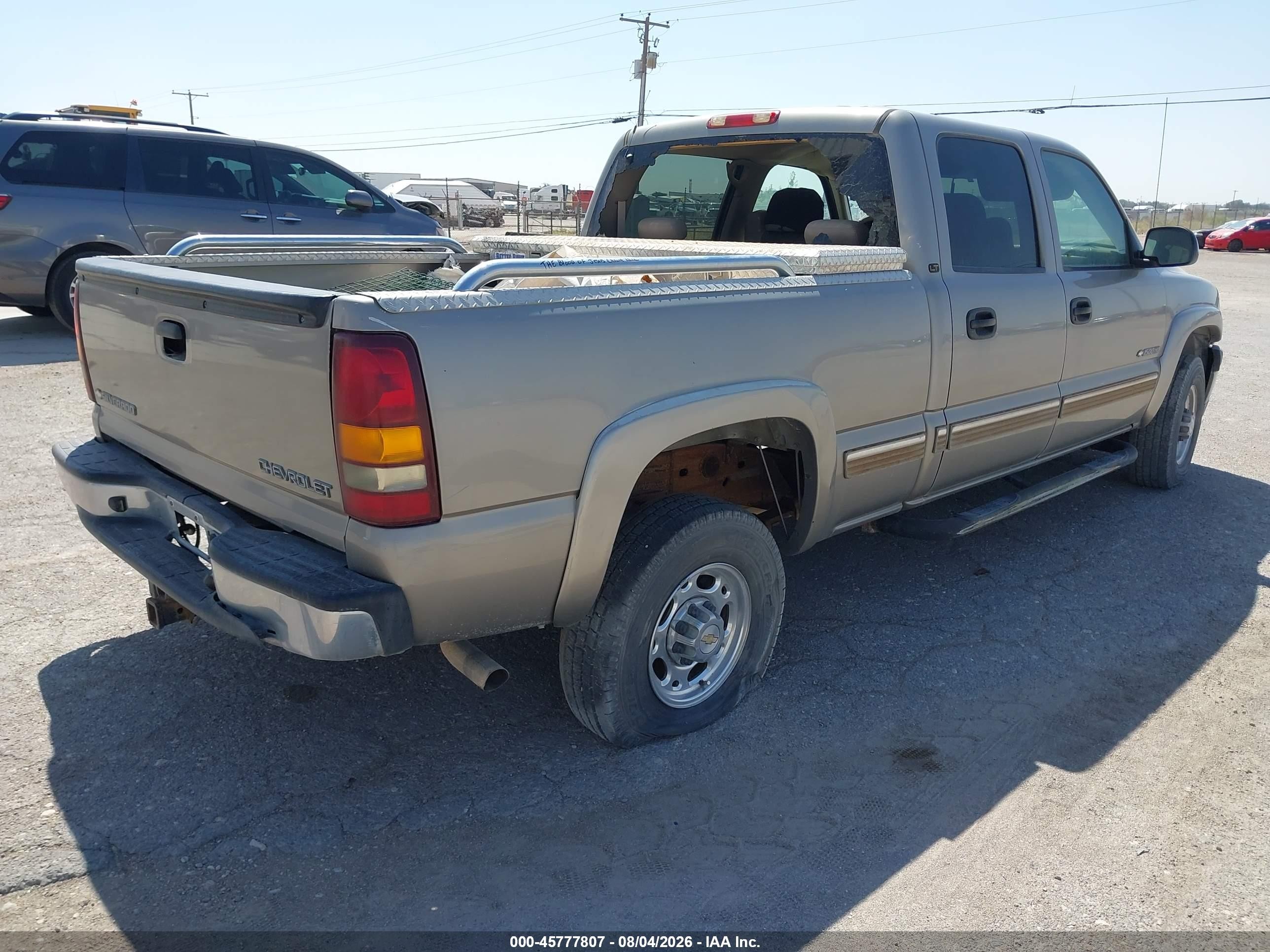 2002 Chevrolet Silverado 1500hd Lt Tan vin: 1GCGC13U52F154200