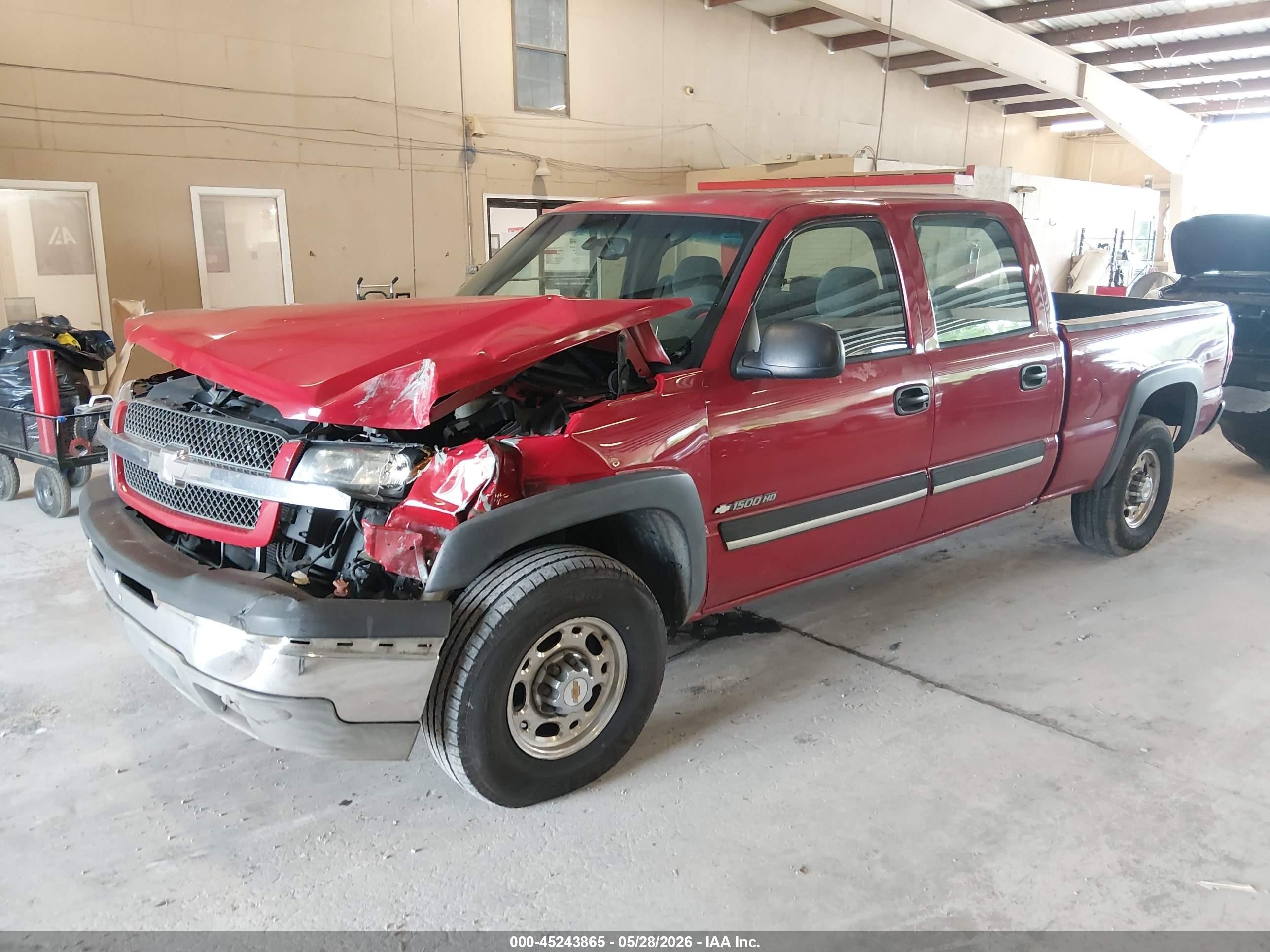 2003 Chevrolet Silverado 1500hd Ls Красный vin: 1GCGC13U53F238843