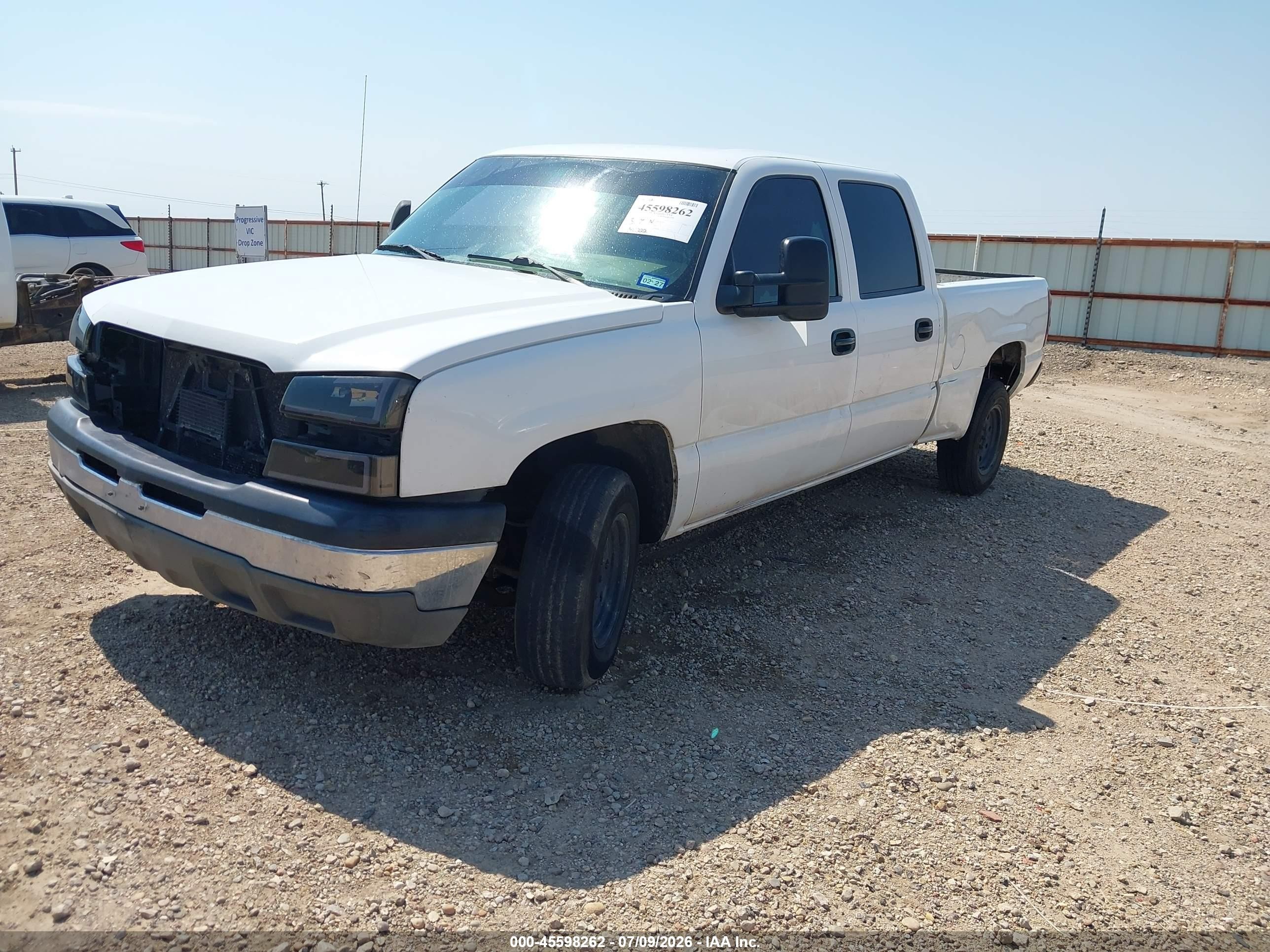 2003 Chevrolet Silverado 1500hd Ls White vin: 1GCGC13U83F184924