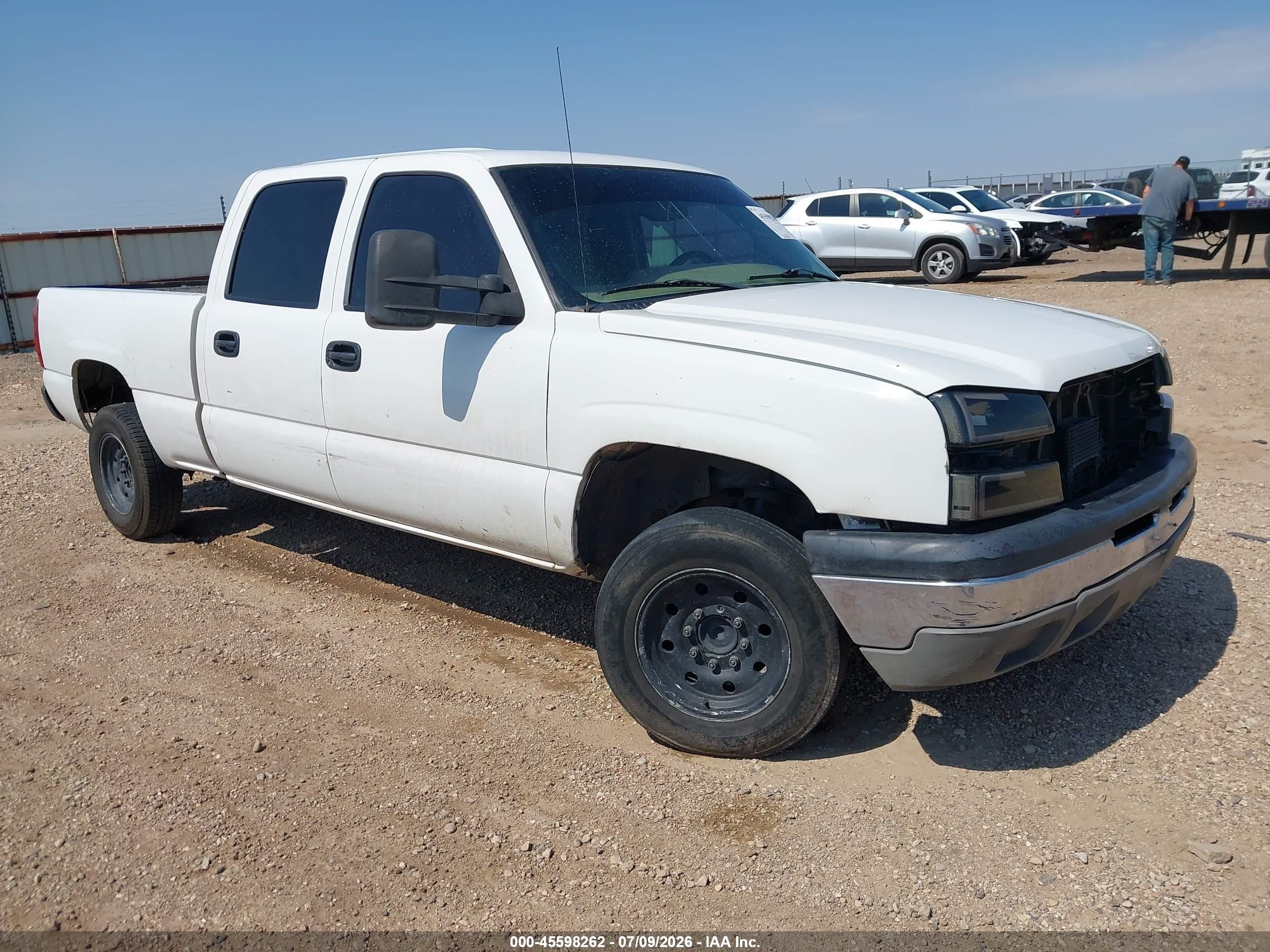 2003 Chevrolet Silverado 1500hd Ls White vin: 1GCGC13U83F184924