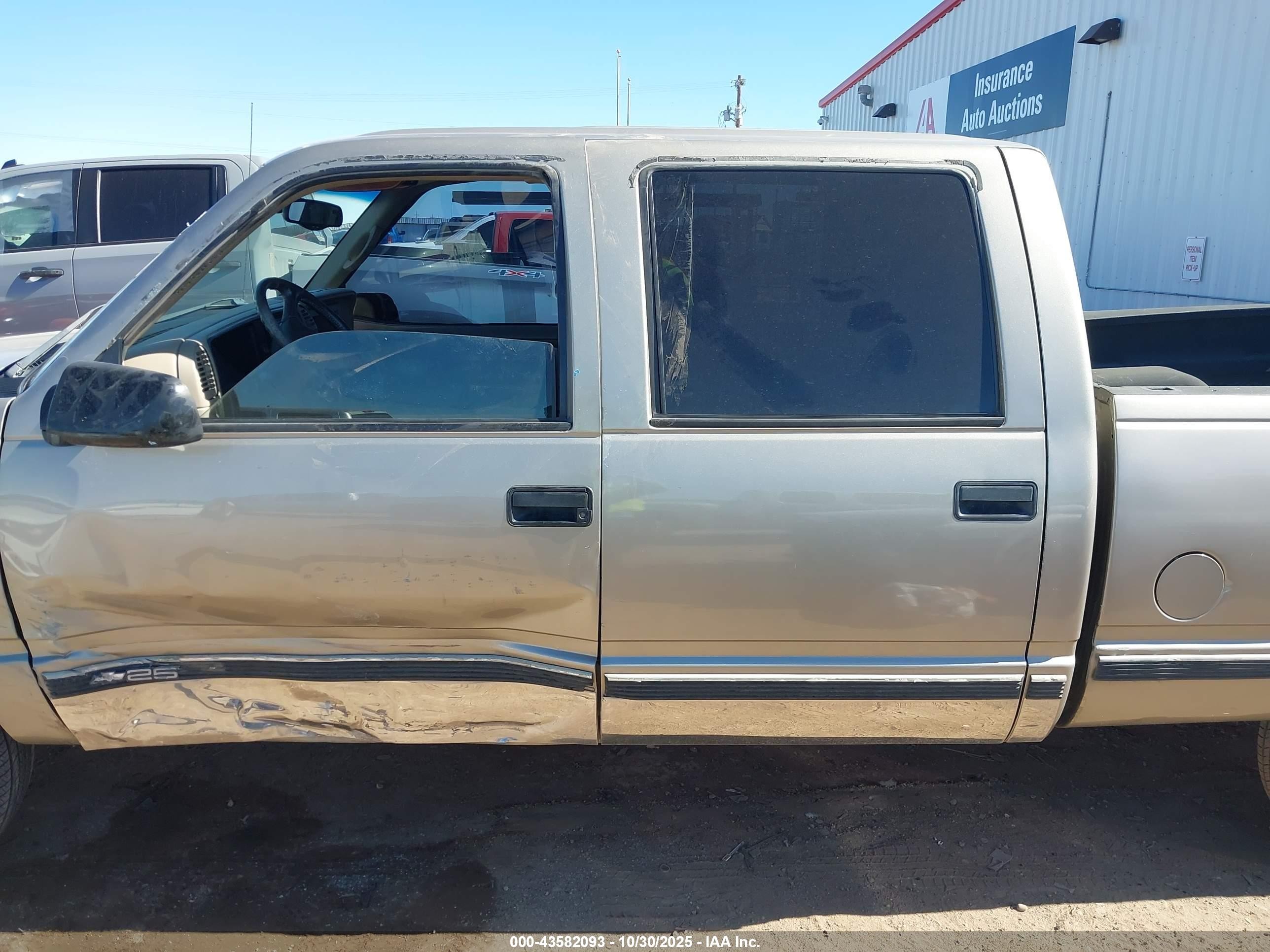 2000 Chevrolet C2500   Pewter vin: 1GCGC23R4YF517287