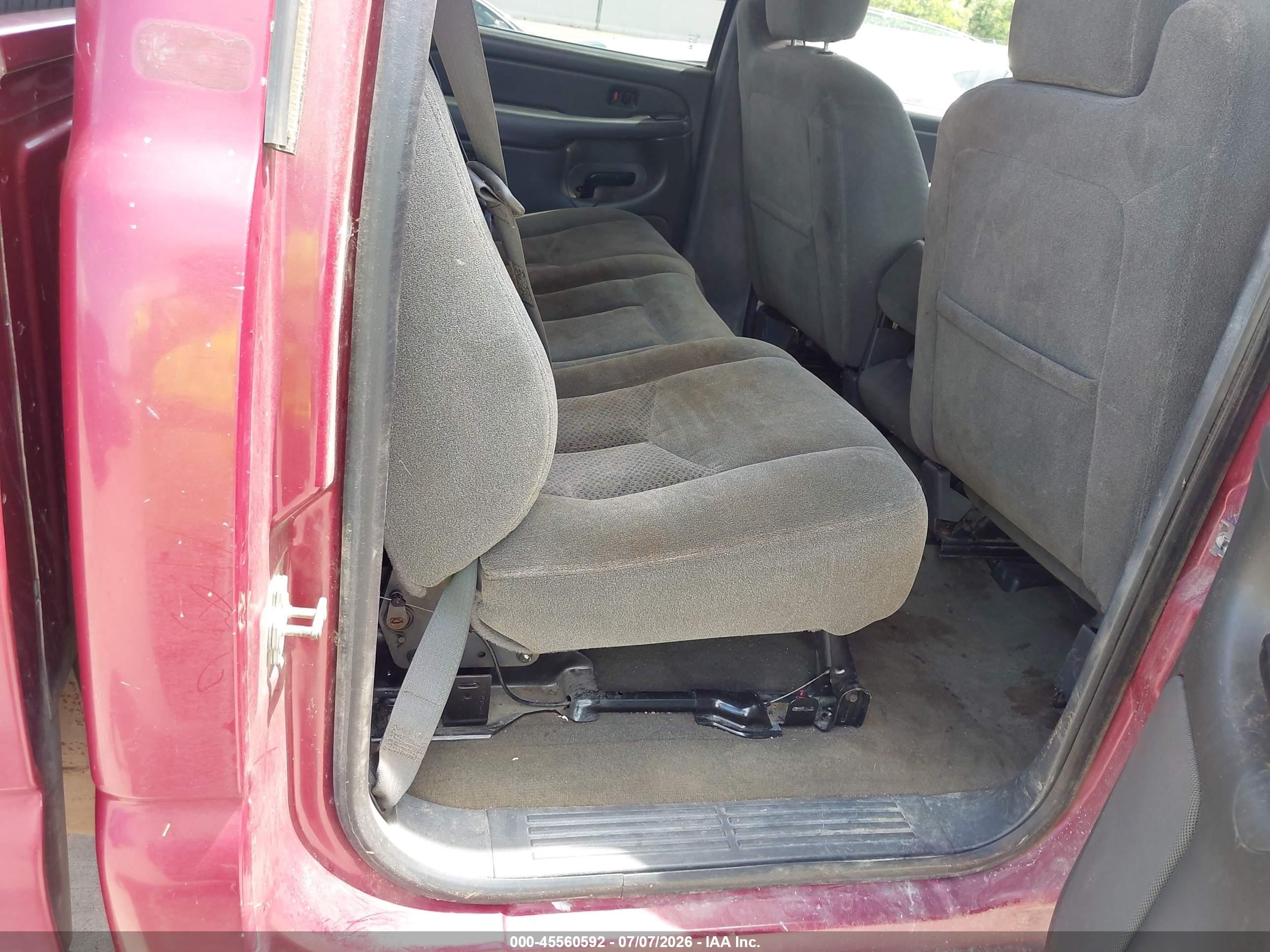 2004 Chevrolet Silverado 2500 Ls Burgundy vin: 1GCGC23U04F185590