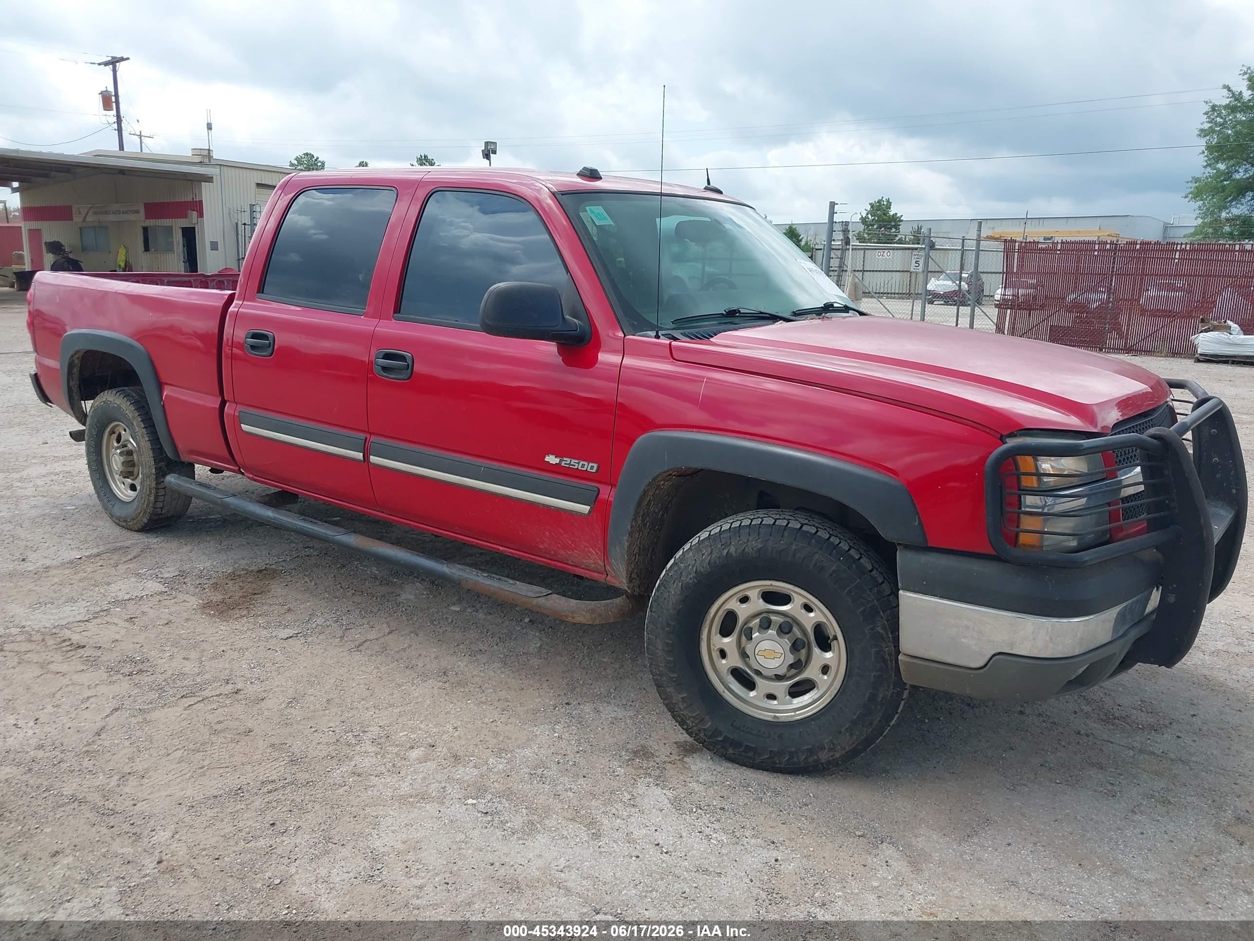 2004 Chevrolet Silverado 2500 Ls Red vin: 1GCGC23UX4F225254