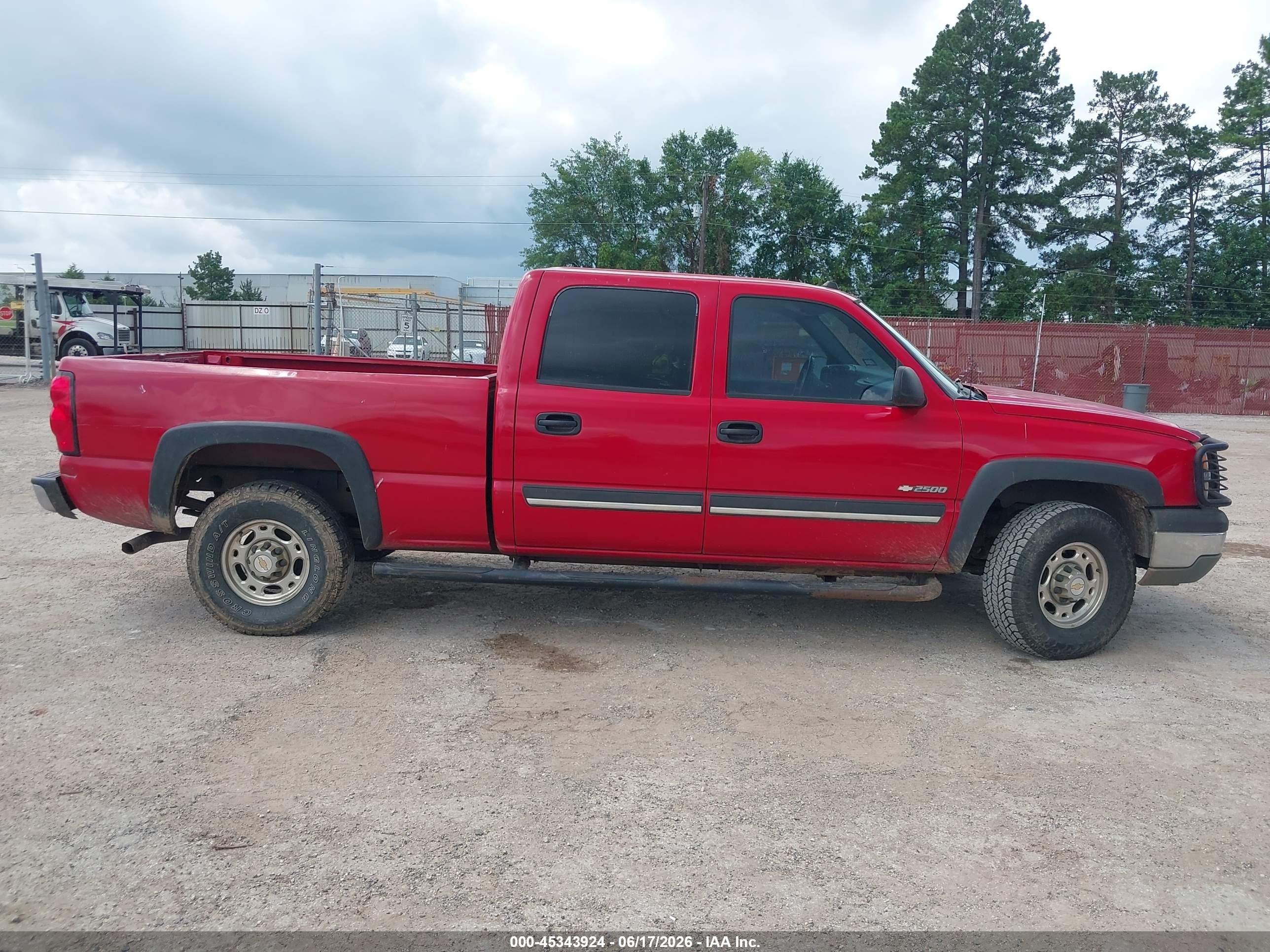 2004 Chevrolet Silverado 2500 Ls Red vin: 1GCGC23UX4F225254