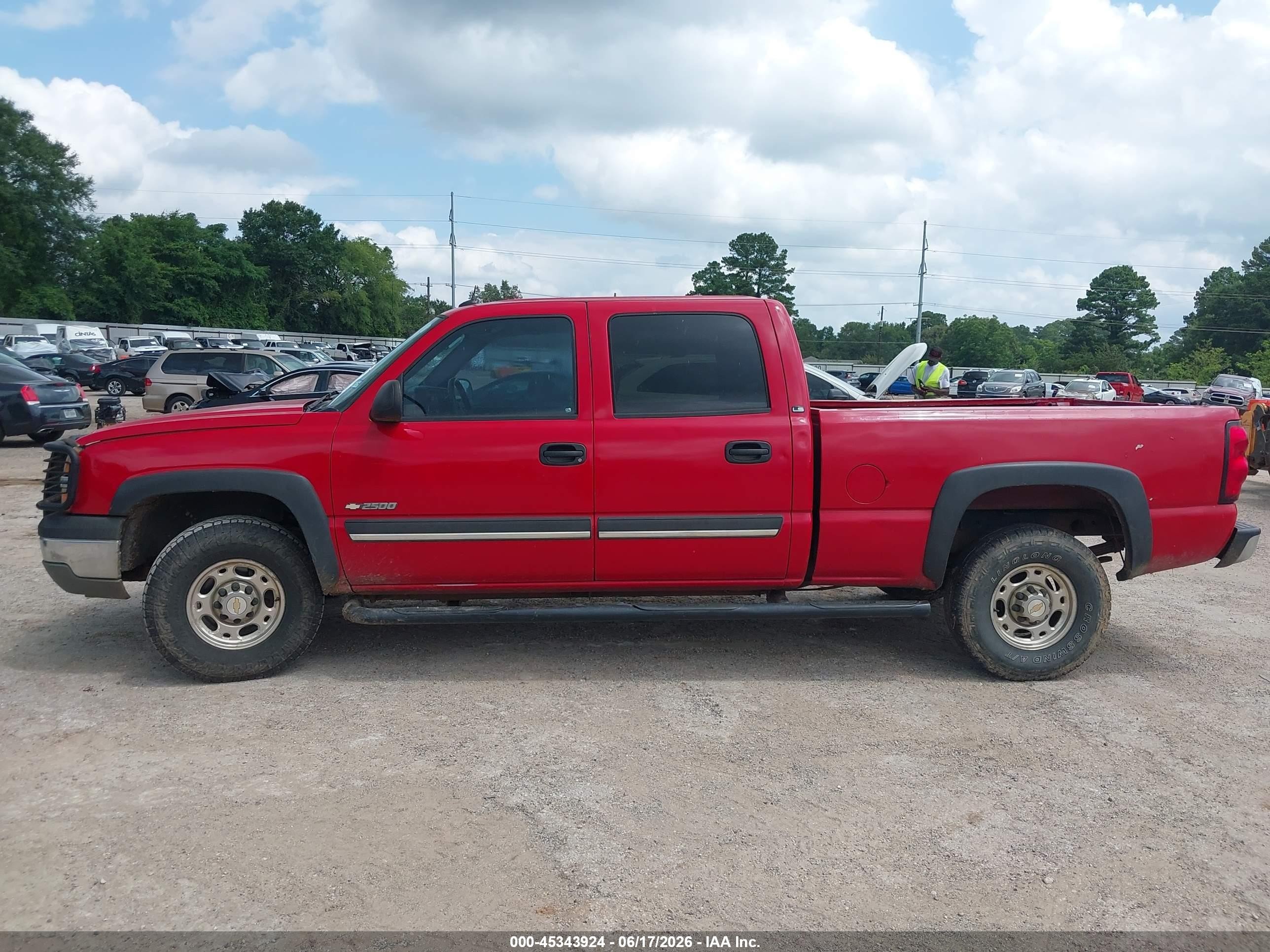 2004 Chevrolet Silverado 2500 Ls Red vin: 1GCGC23UX4F225254