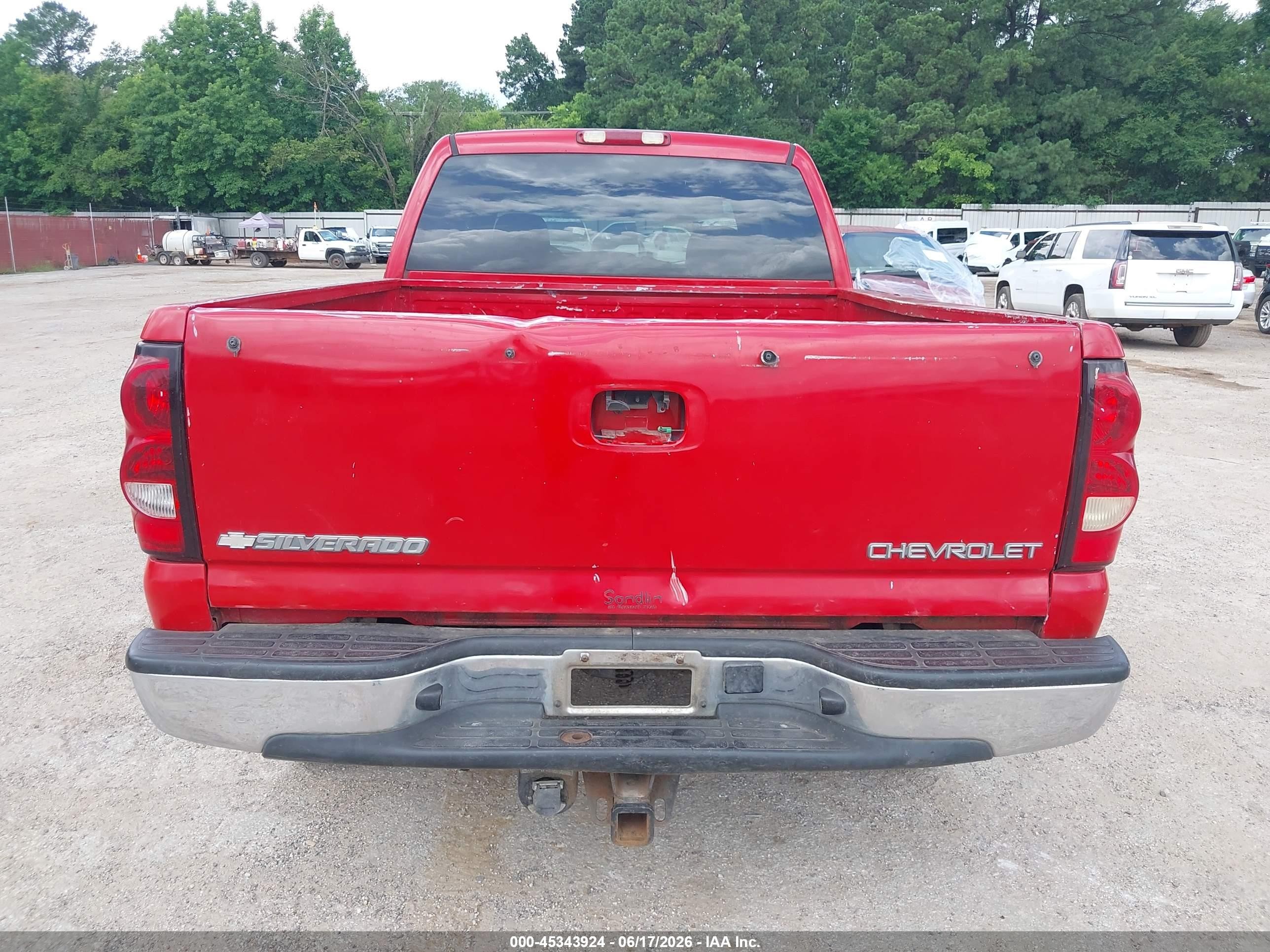 2004 Chevrolet Silverado 2500 Ls Red vin: 1GCGC23UX4F225254