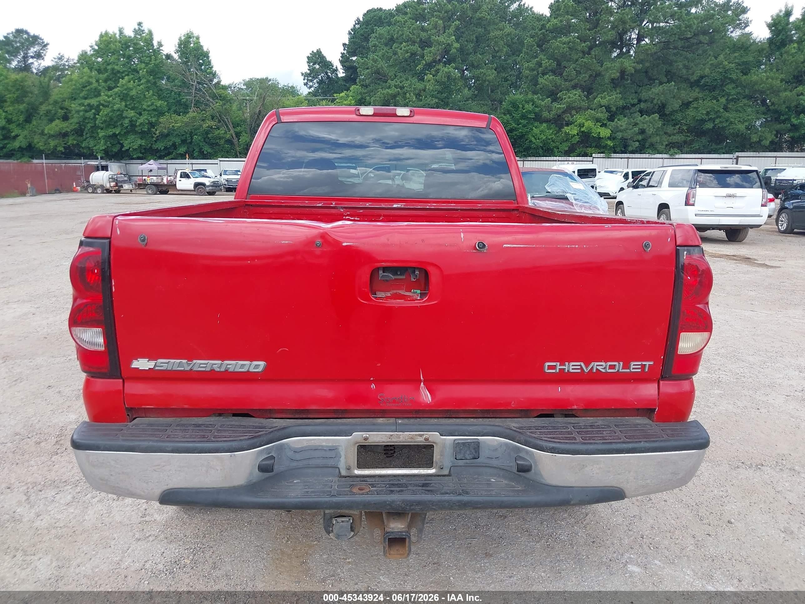 2004 Chevrolet Silverado 2500 Ls Red vin: 1GCGC23UX4F225254