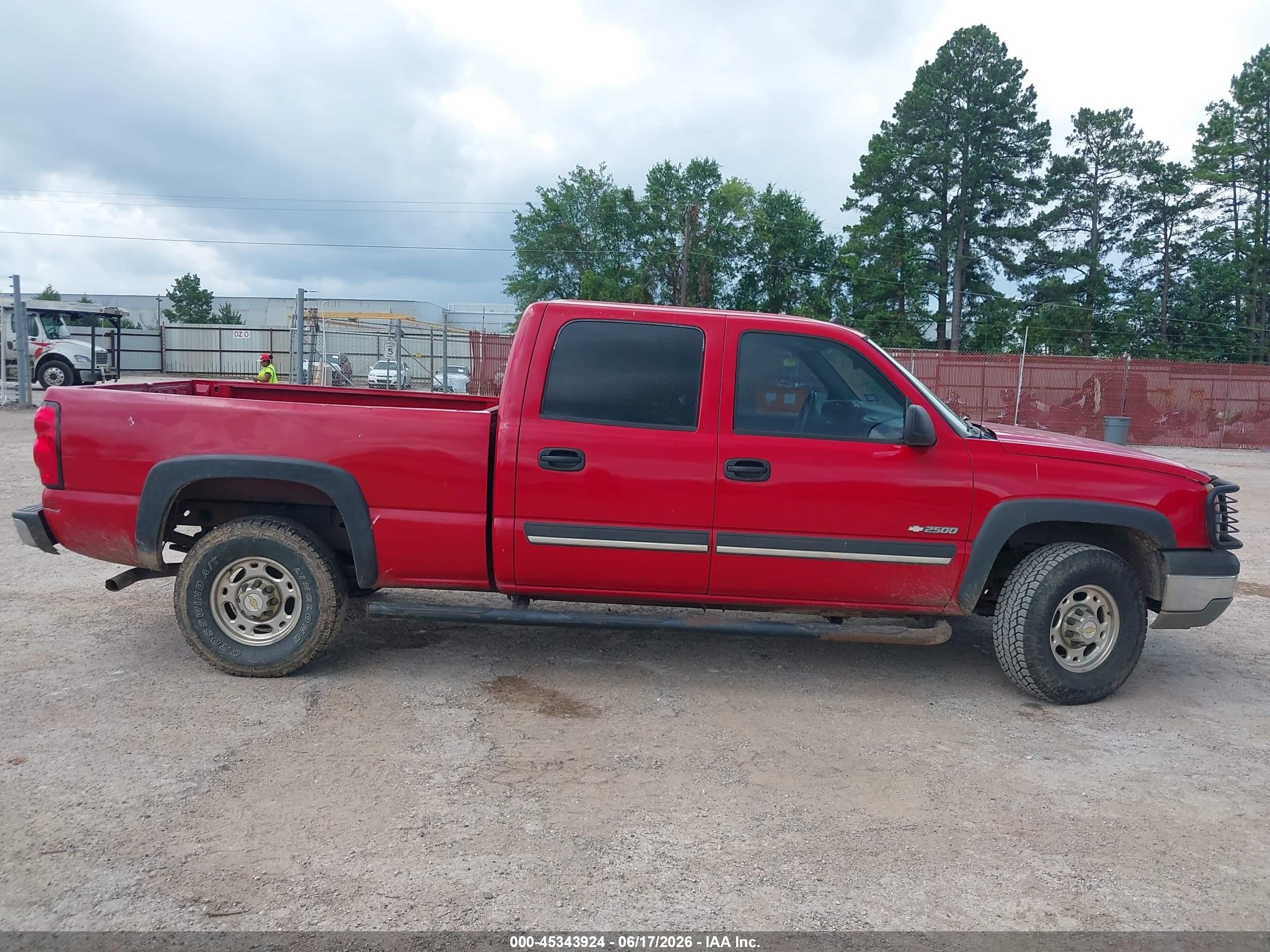 2004 Chevrolet Silverado 2500 Ls Red vin: 1GCGC23UX4F225254