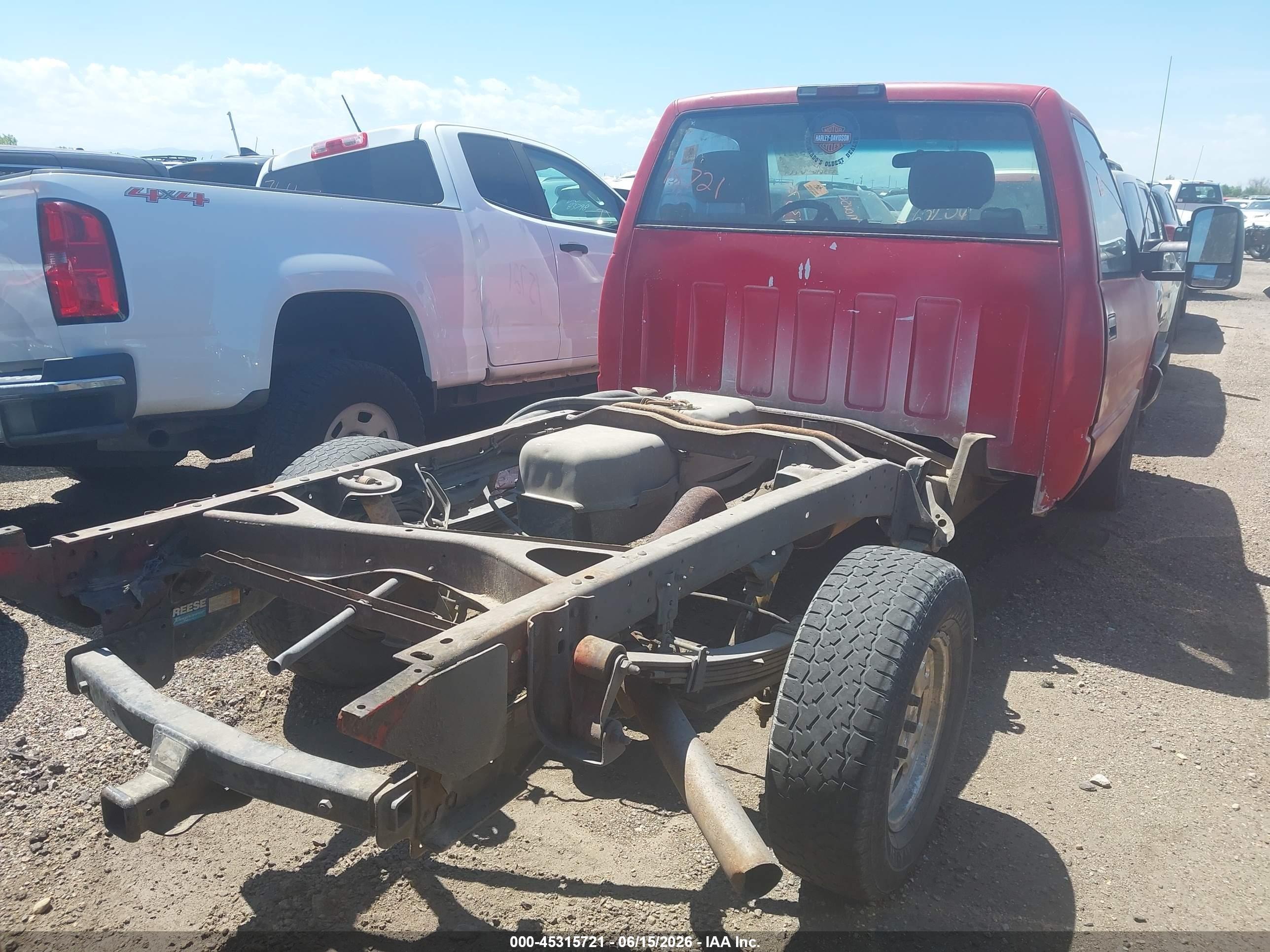 1995 Chevrolet Gmt-400 C2500 Red vin: 1GCGC24K9SE177360