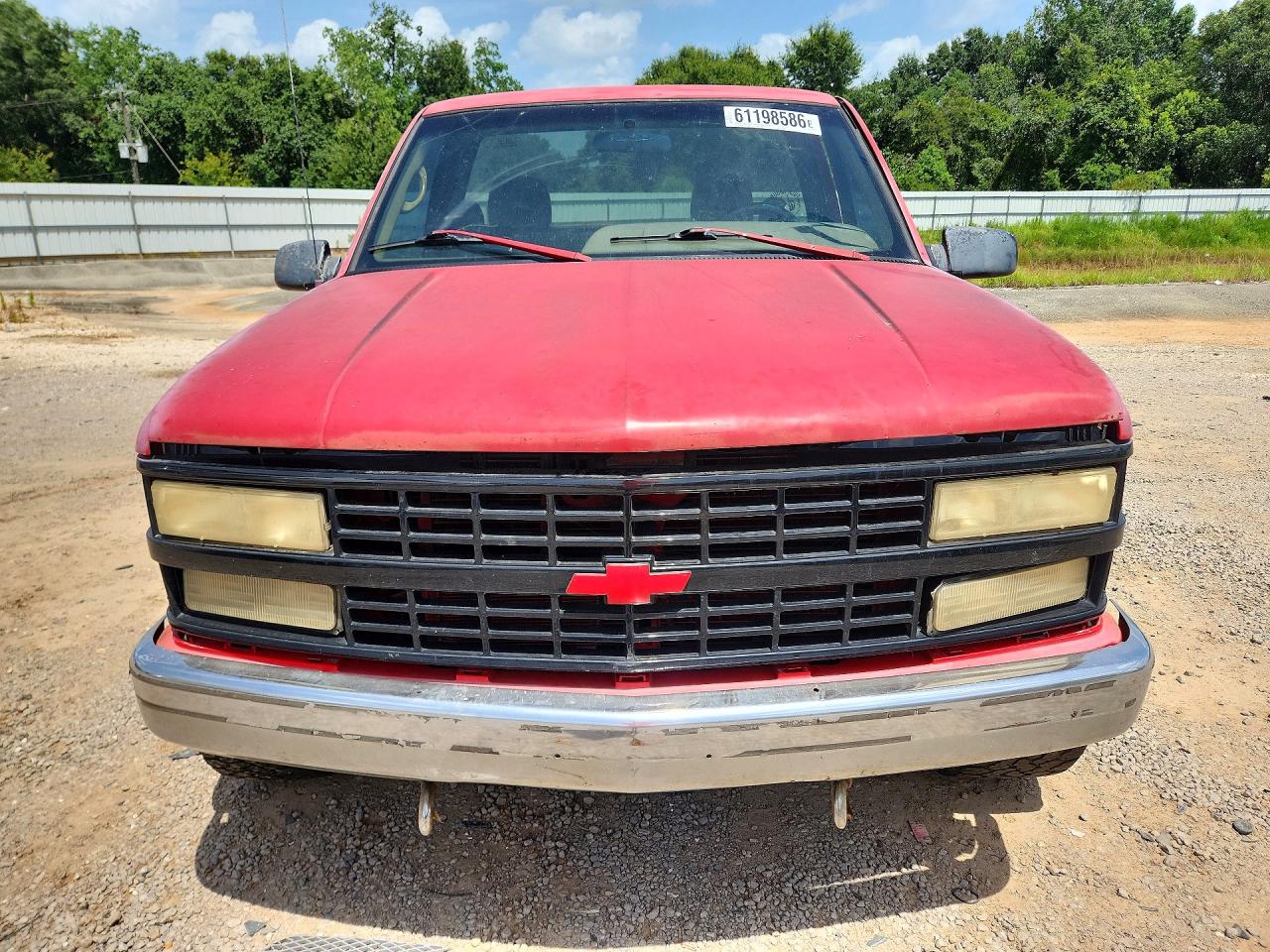 1995 Chevrolet Gmt-400 C2500 Red vin: 1GCGC24K9SZ261946