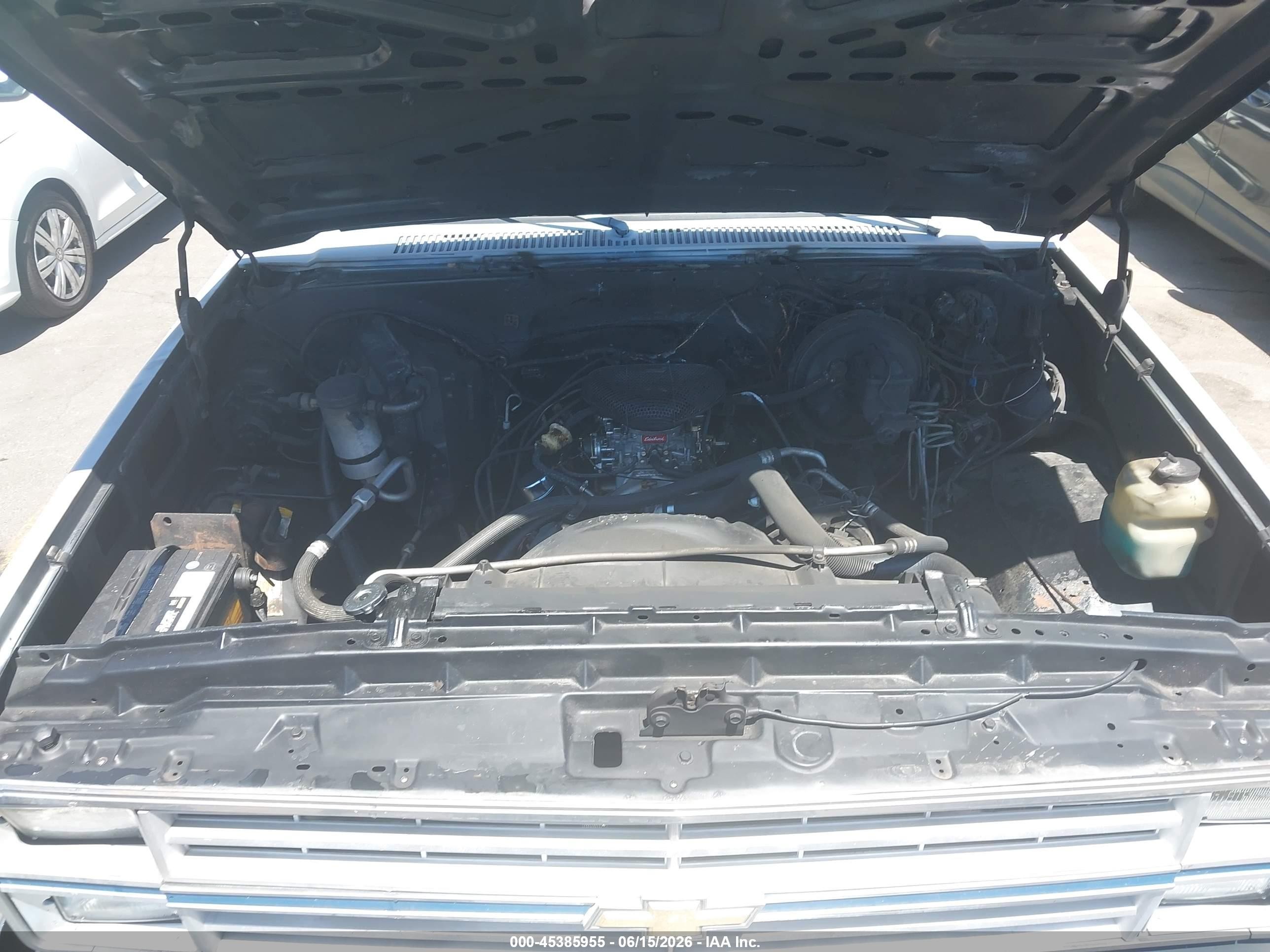 1984 Chevrolet C20   Серый vin: 1GCGC24M3EJ175469