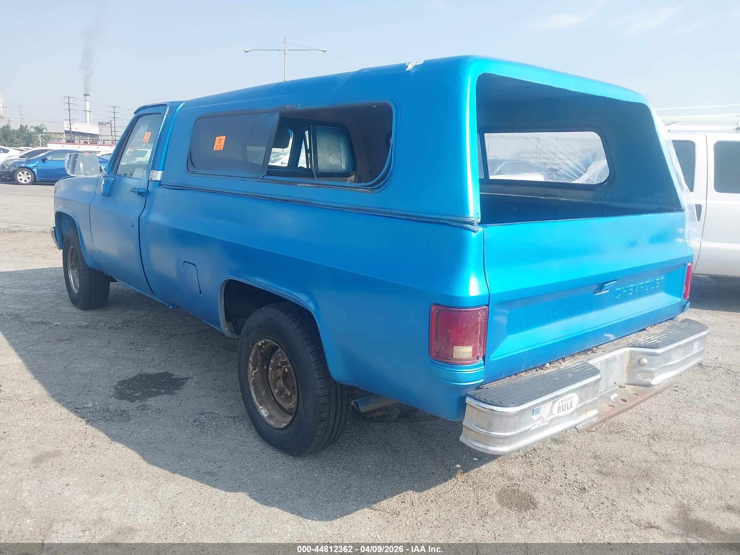 1986 Chevrolet C20   Синий vin: 1GCGC24M3GS133879