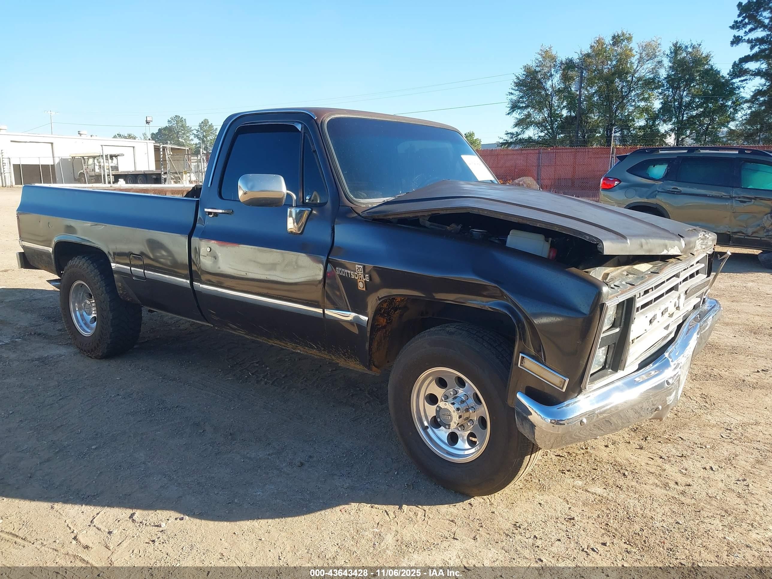 1985 Chevrolet C20   Коричневый vin: 1GCGC24M4FF436581