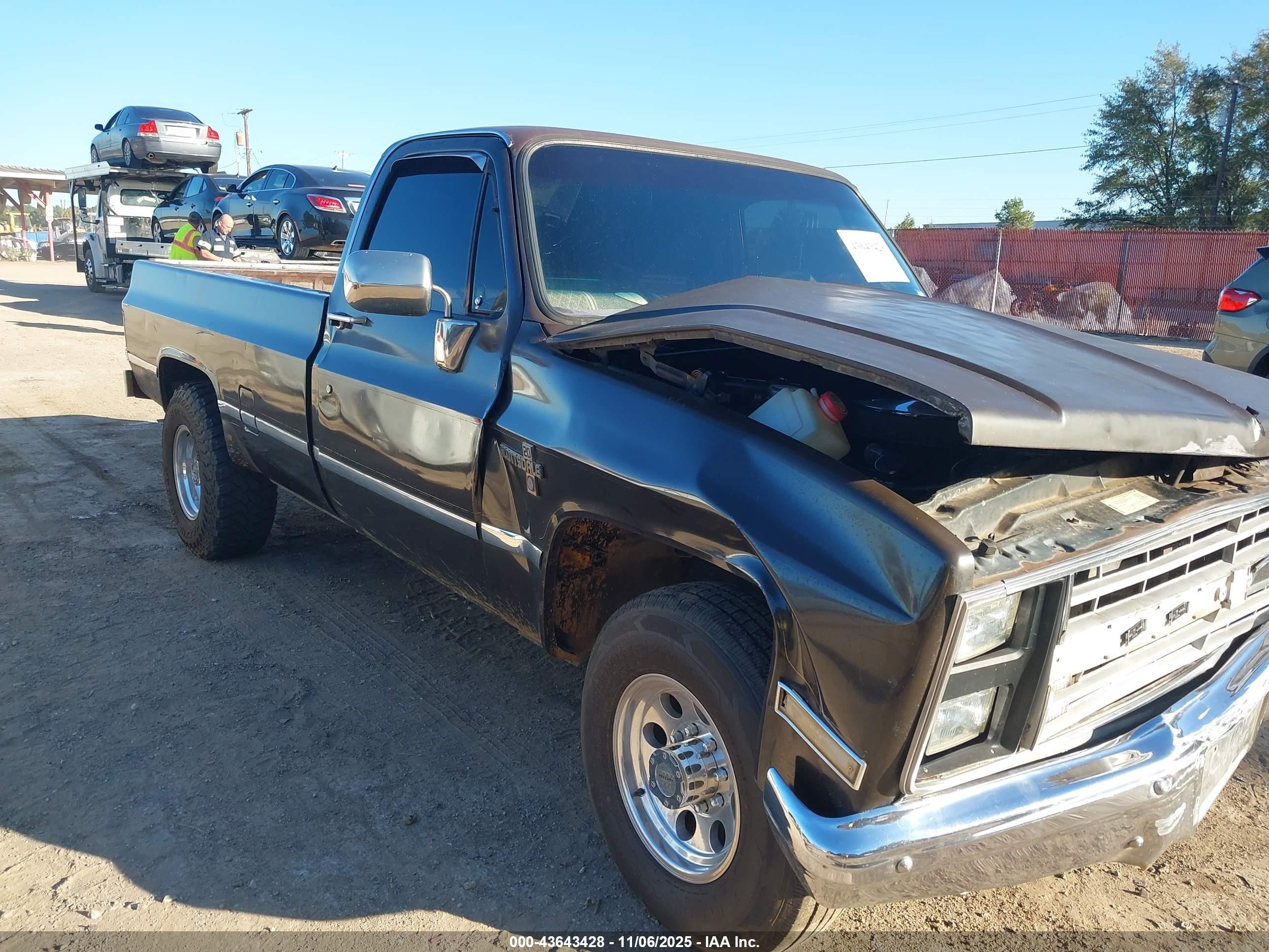 1985 Chevrolet C20   Коричневый vin: 1GCGC24M4FF436581