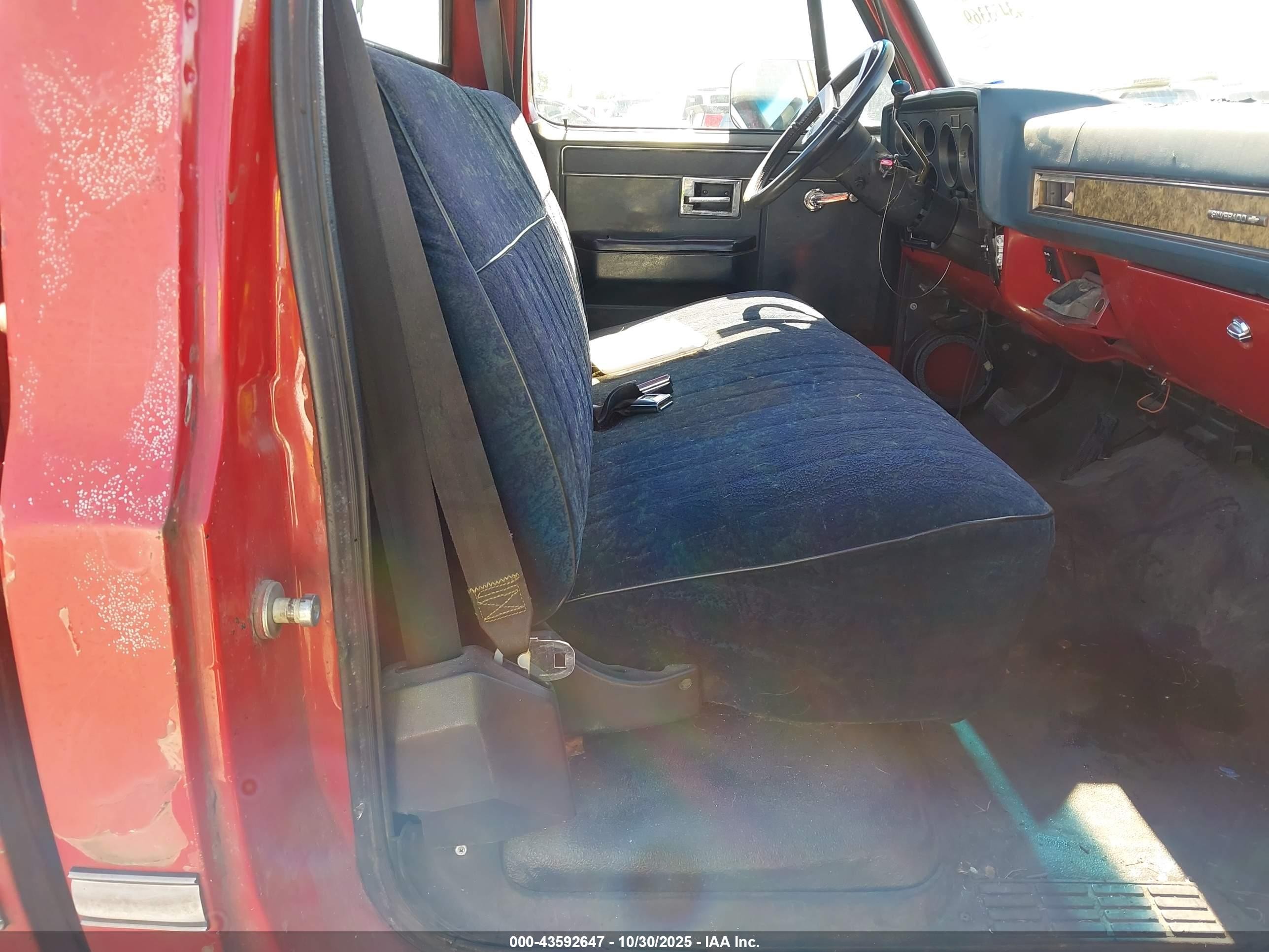 1986 Chevrolet C20   Красный vin: 1GCGC24M6GF448555