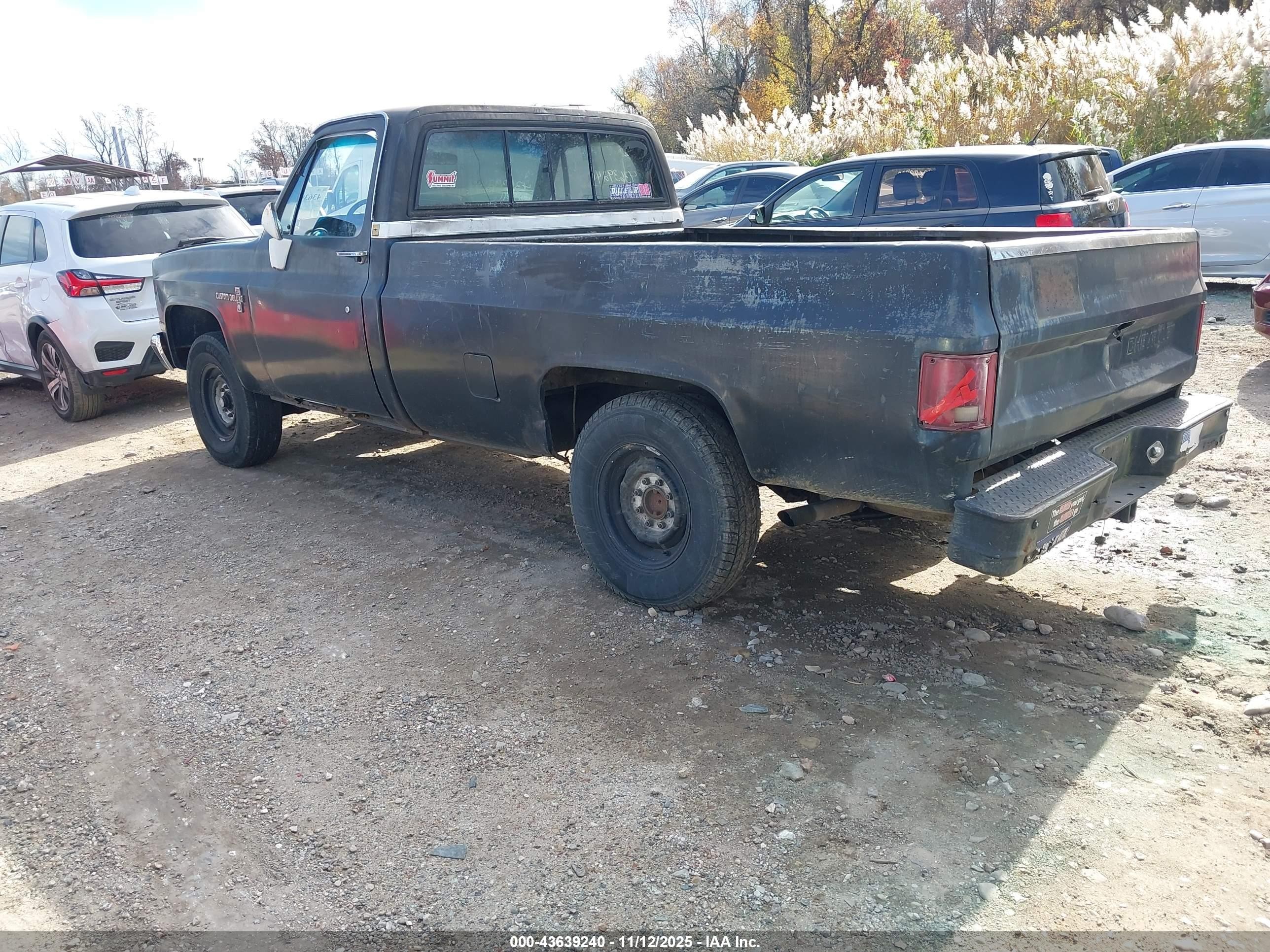 1986 Chevrolet C20   Черный vin: 1GCGC24MXGS147990