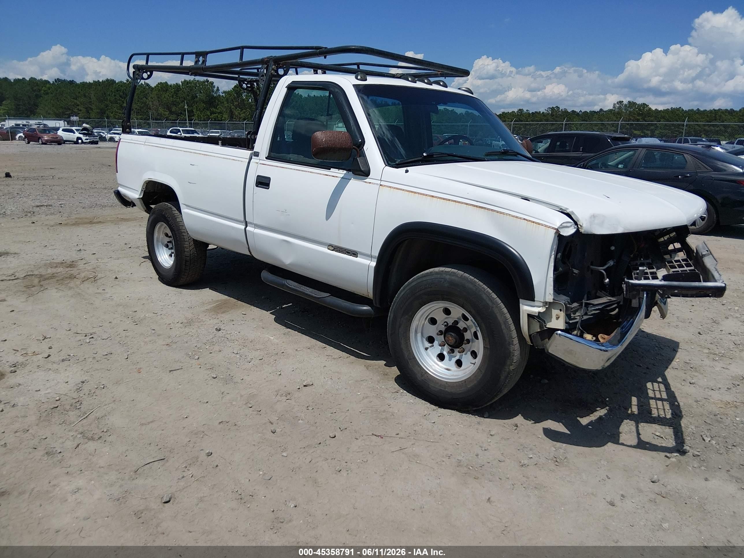 1996 Chevrolet Gmt-400 C2500 Белый vin: 1GCGC24R5TZ219949