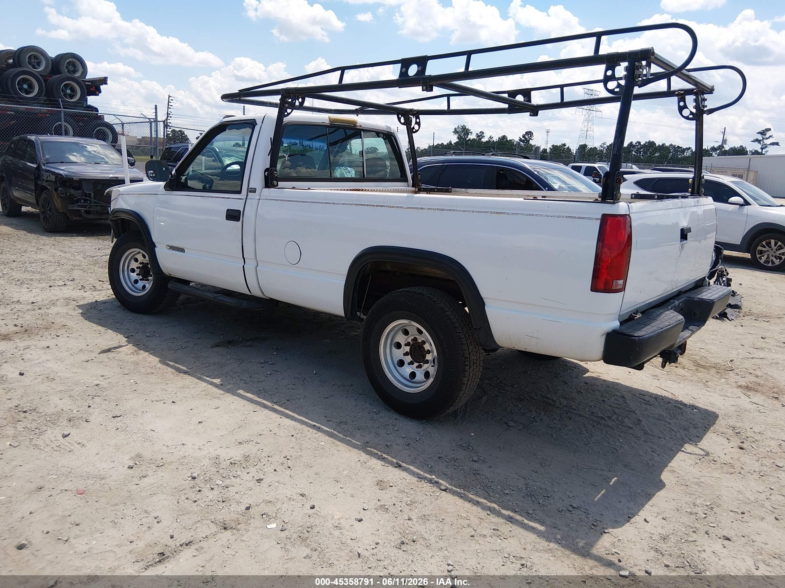 1996 Chevrolet Gmt-400 C2500 Белый vin: 1GCGC24R5TZ219949