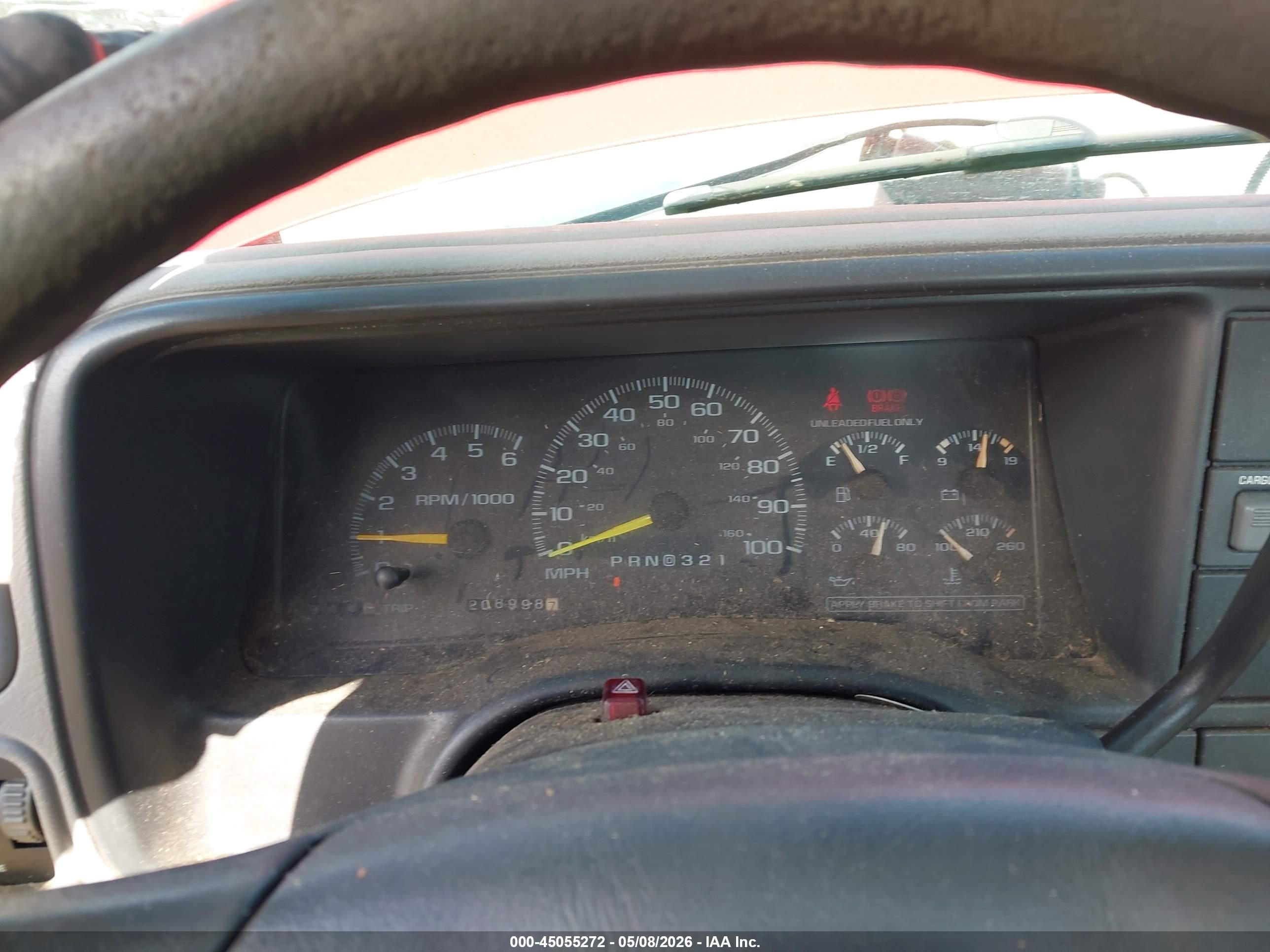 2000 Chevrolet C2500   Red vin: 1GCGC24R6YR108169
