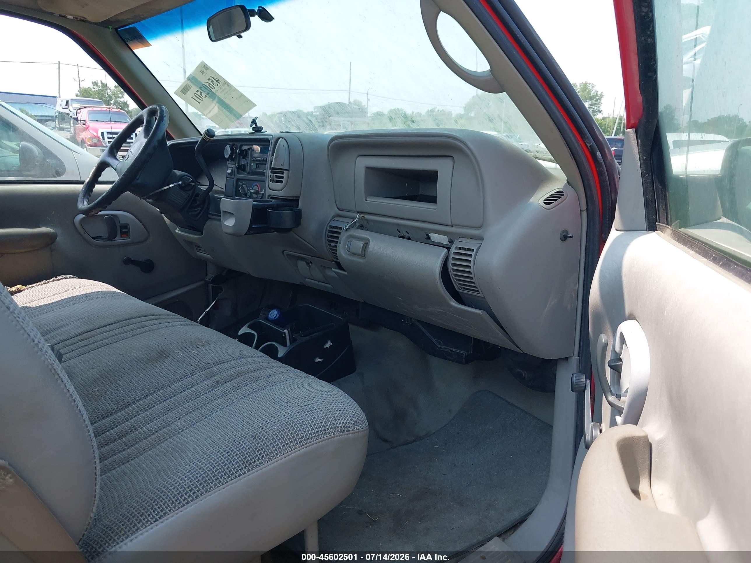 1997 Chevrolet C/k 2500 Hd Fleetside Red vin: 1GCGC24R9VE130847