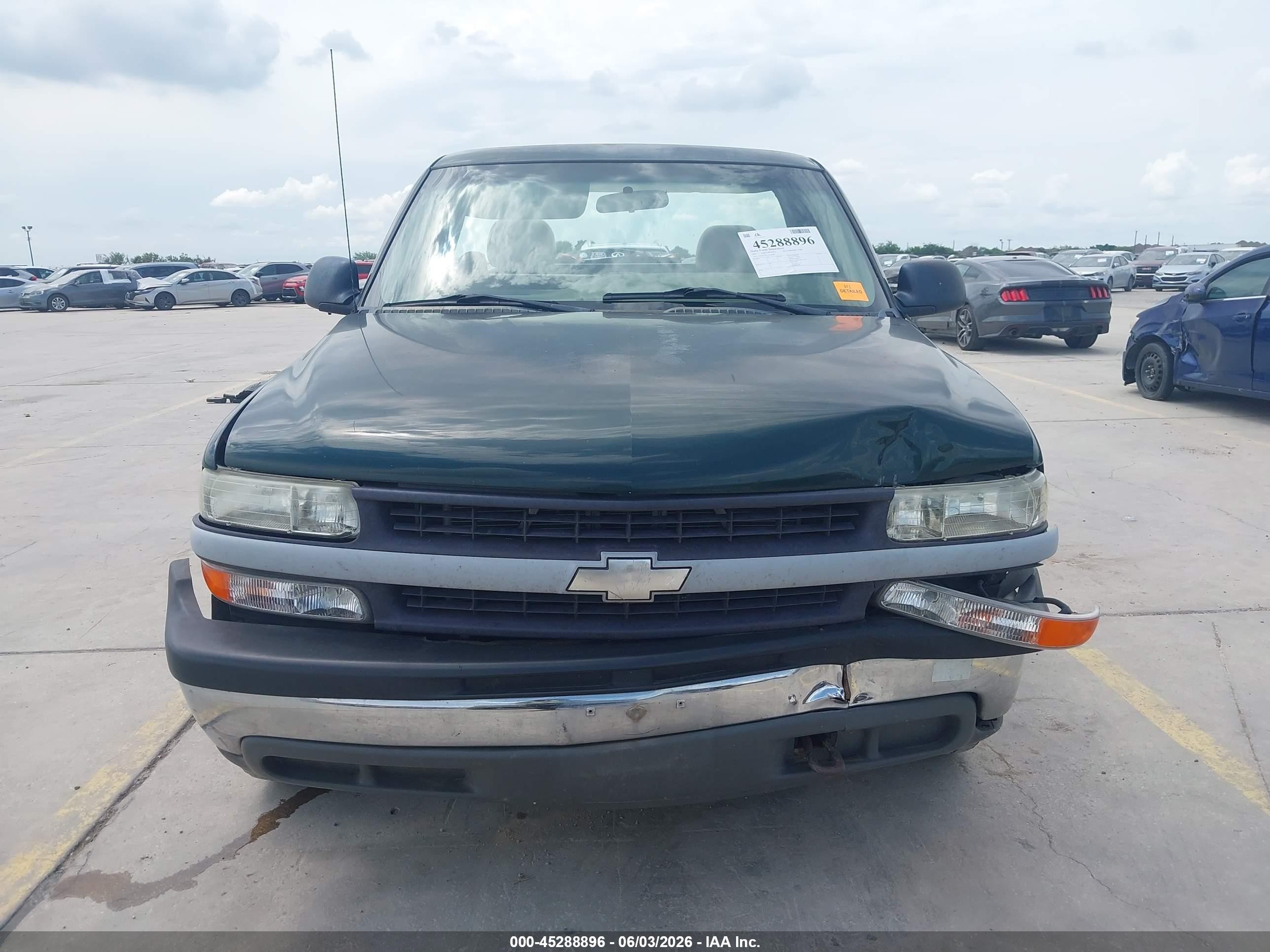 2001 Chevrolet Silverado 2500   Green vin: 1GCGC24U11Z289045