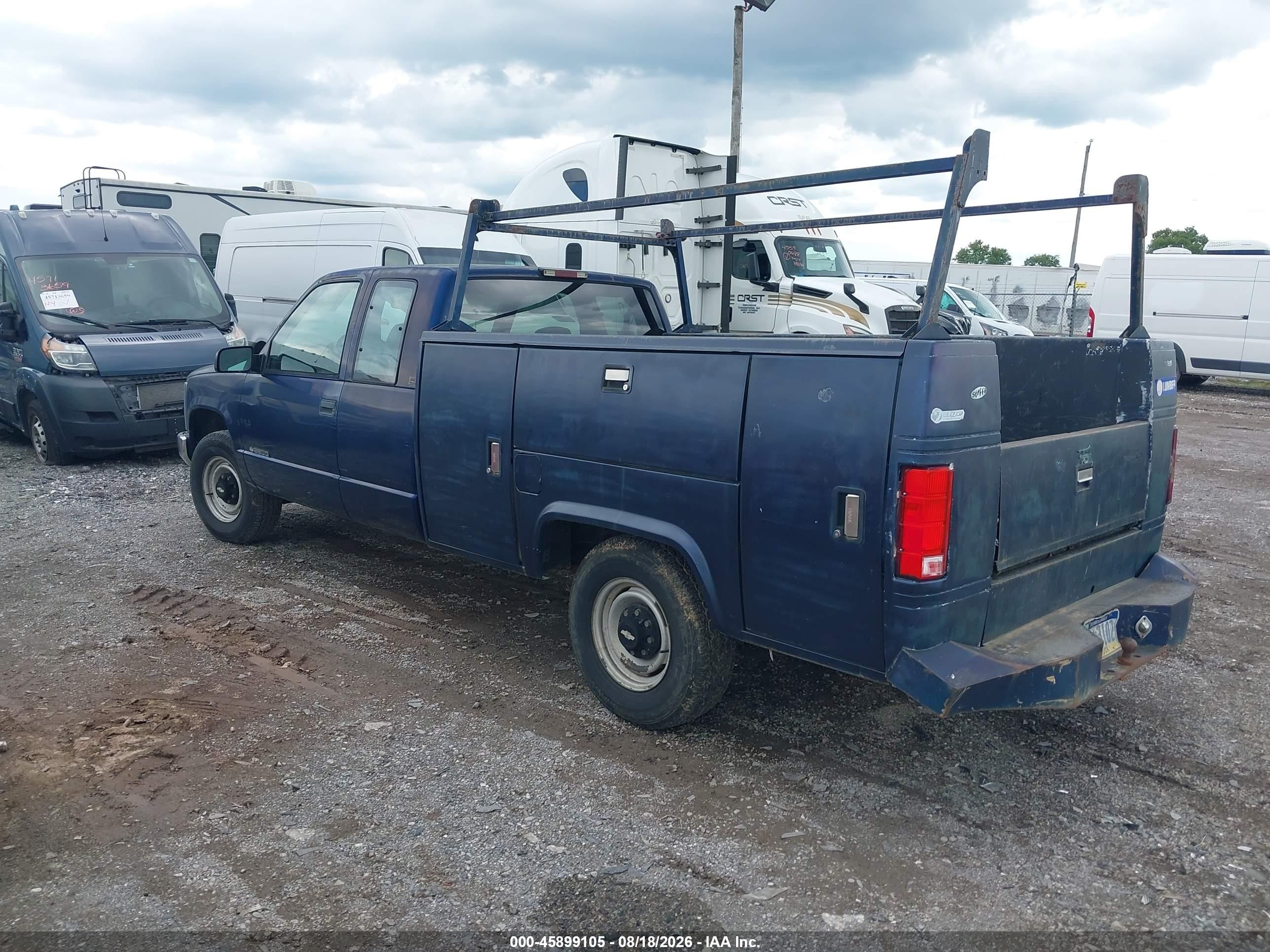 1995 Chevrolet Gmt-400 C2500 Blue vin: 1GCGC29K1SE259933