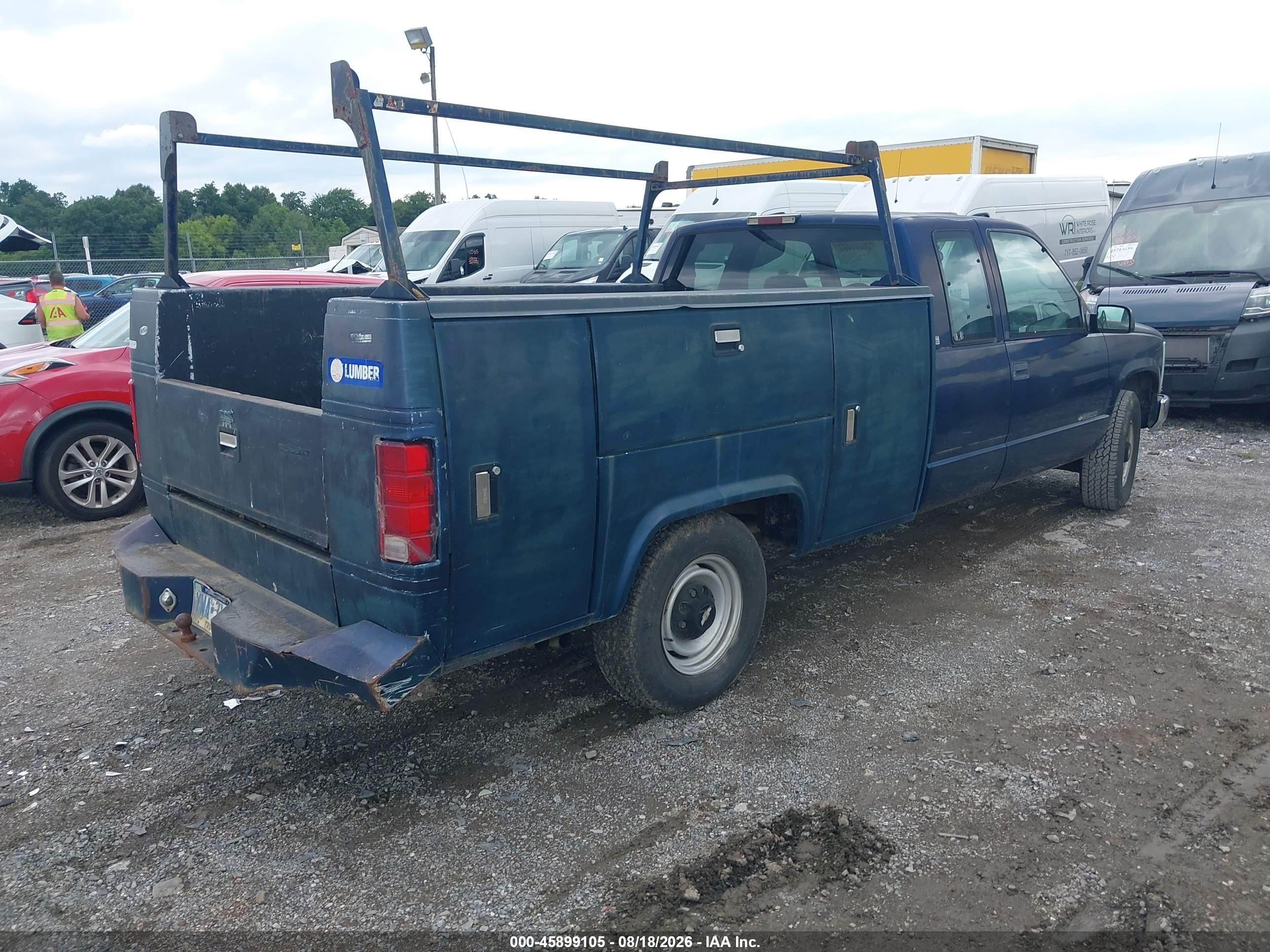 1995 Chevrolet Gmt-400 C2500 Blue vin: 1GCGC29K1SE259933