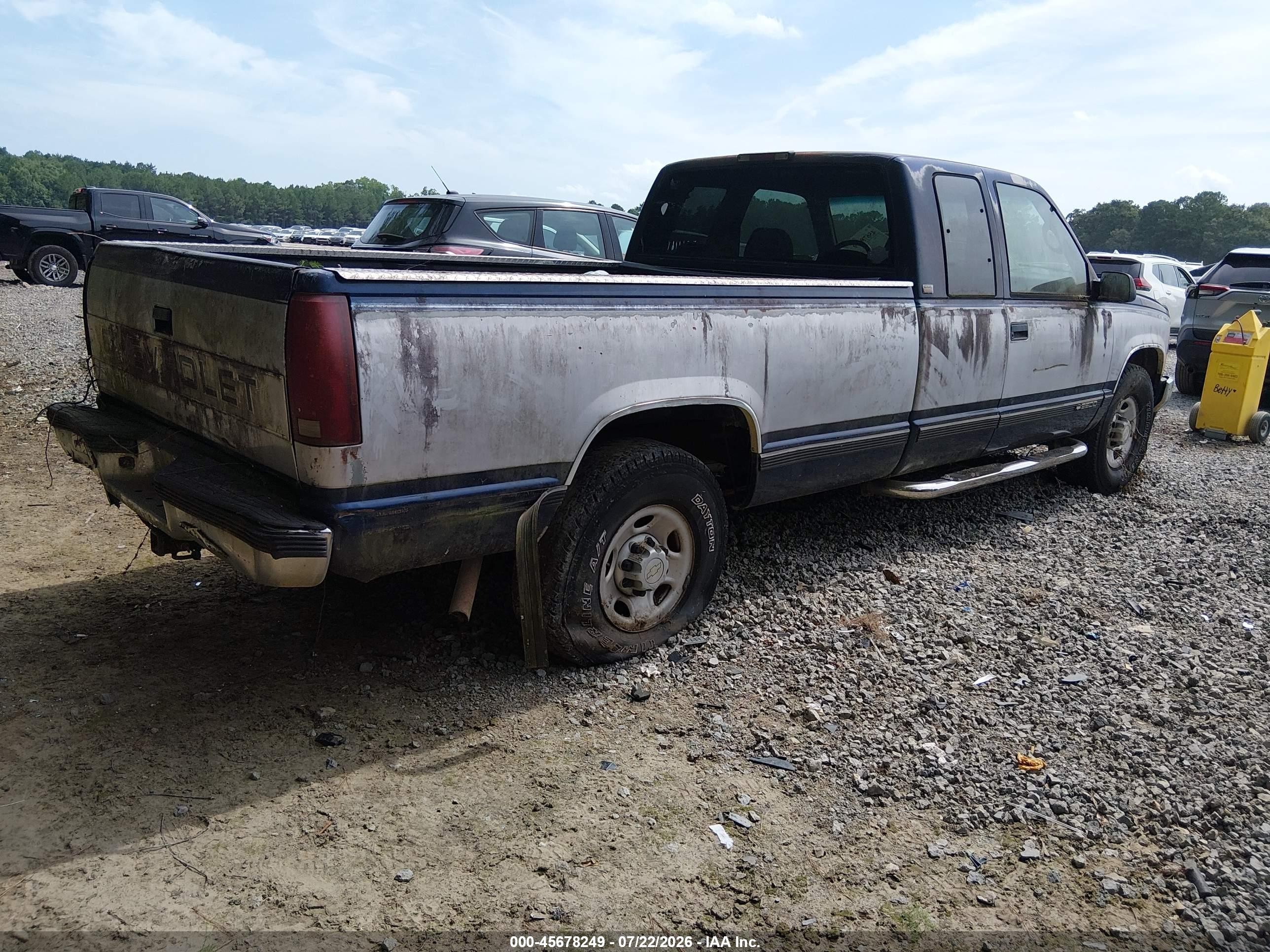 1995 Chevrolet Gmt-400 C2500 Blue vin: 1GCGC29K7SE189600