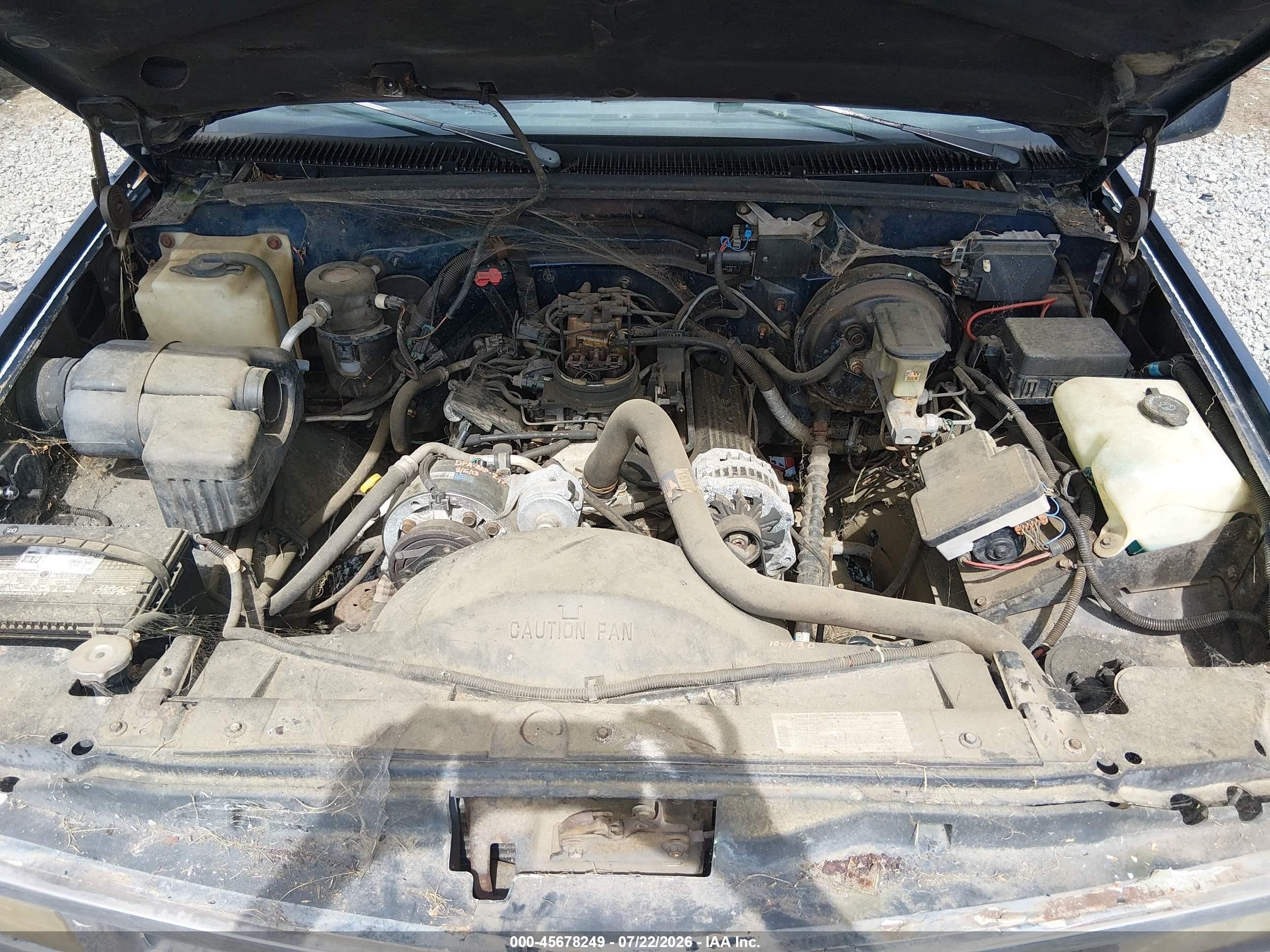 1995 Chevrolet Gmt-400 C2500 Blue vin: 1GCGC29K7SE189600