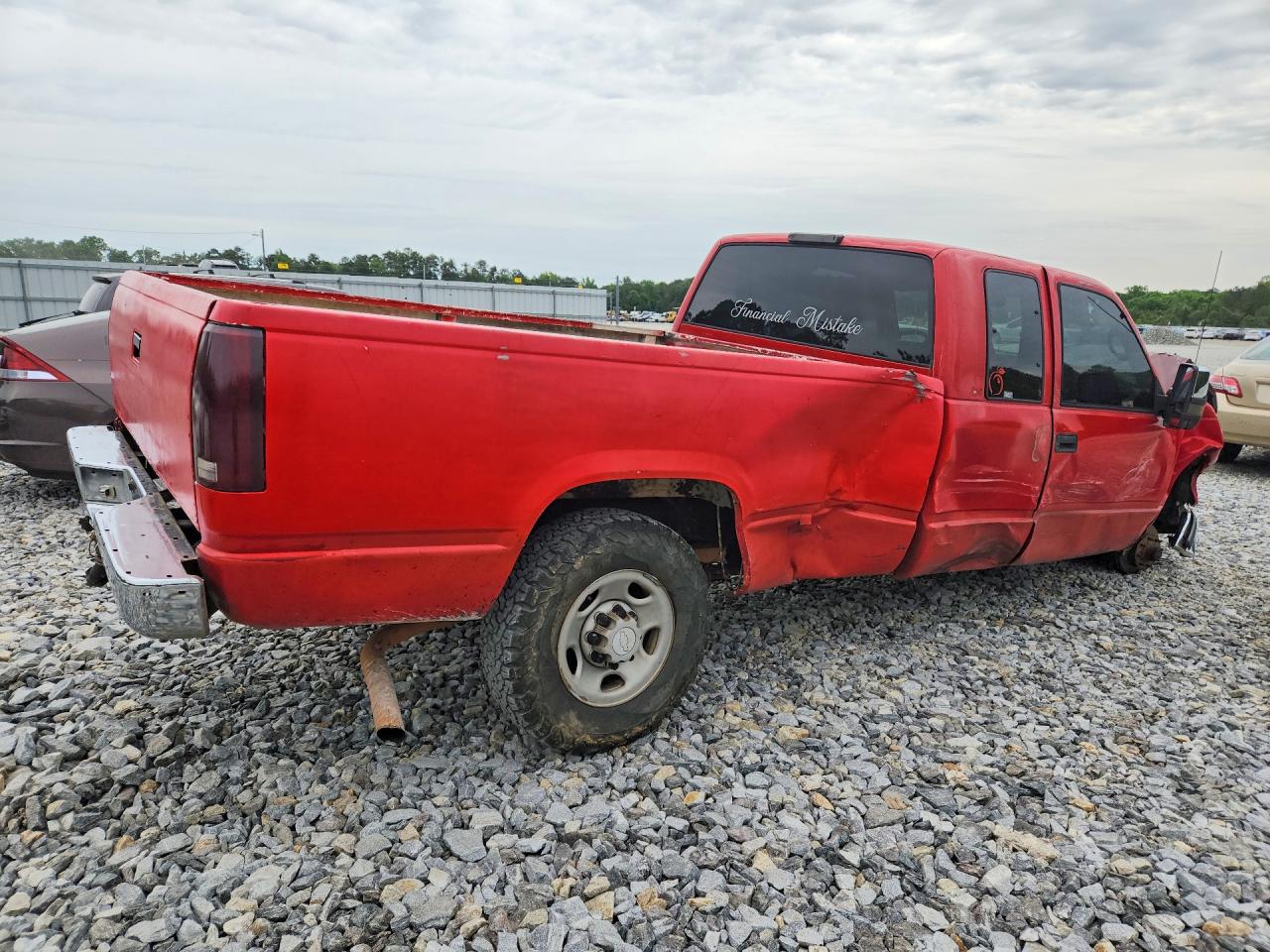 1998 Chevrolet Gmt-400 K1500 Red vin: 1GCGC29R4VE114869