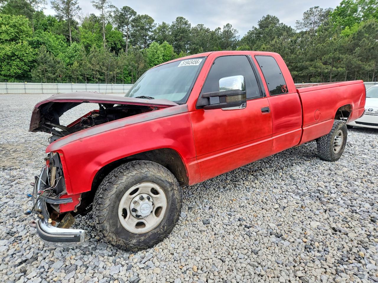 1998 Chevrolet Gmt-400 K1500 Red vin: 1GCGC29R4VE114869
