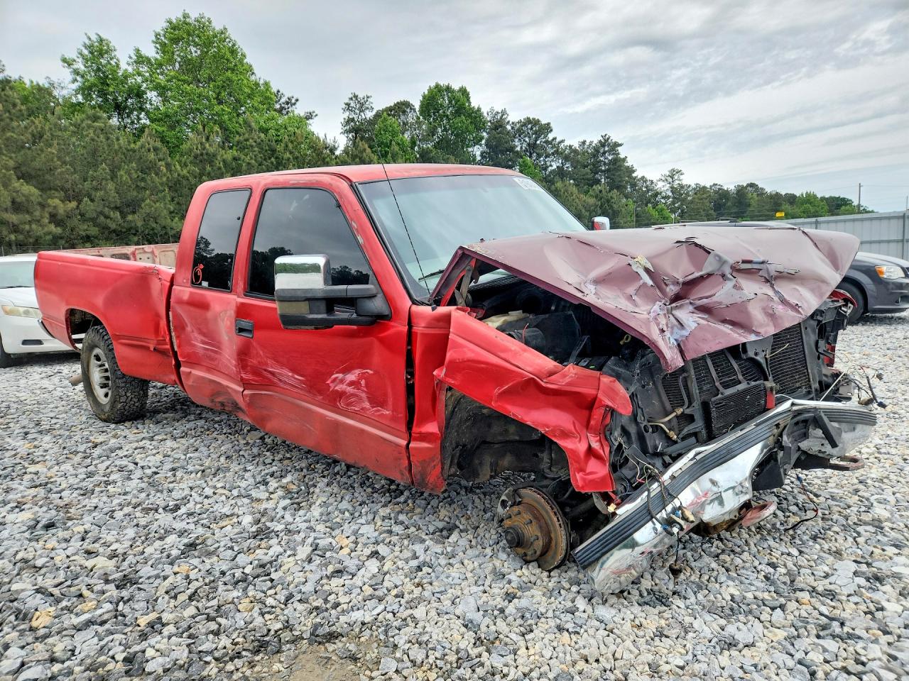 1998 Chevrolet Gmt-400 K1500 Red vin: 1GCGC29R4VE114869