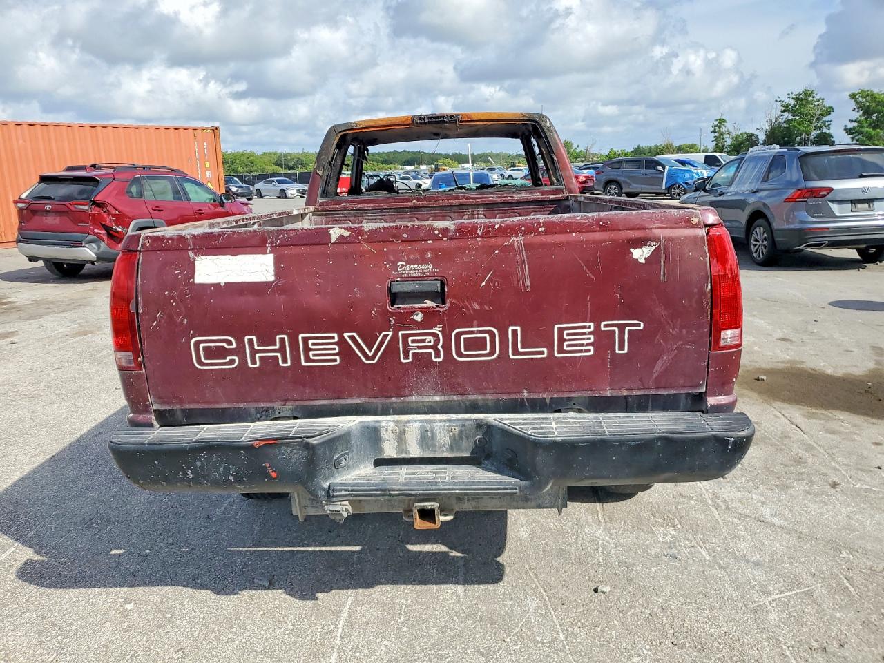 1998 Chevrolet Gmt-400 C2500 Бордовый vin: 1GCGC29R7WE164571