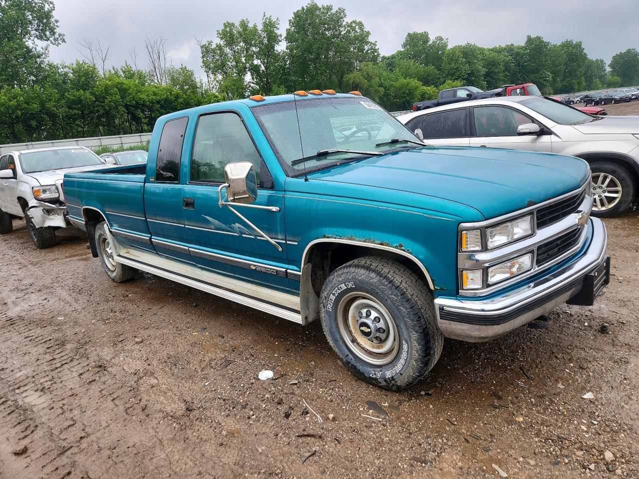 1996 Chevrolet Gmt-400 C2500 Green vin: 1GCGC29R8TE162629