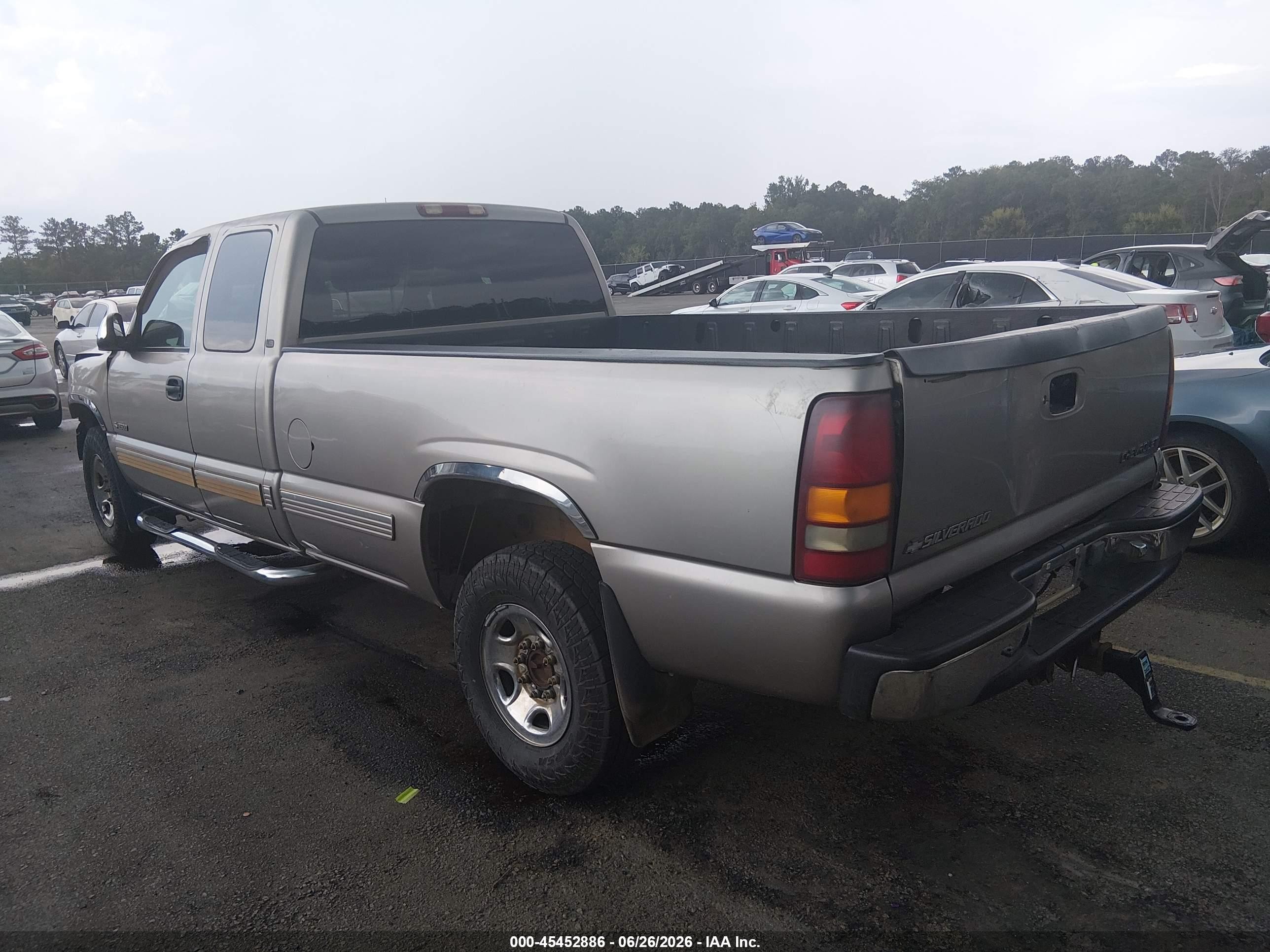 2000 Chevrolet Silverado 2500 Ls Tan vin: 1GCGC29U7YE416729