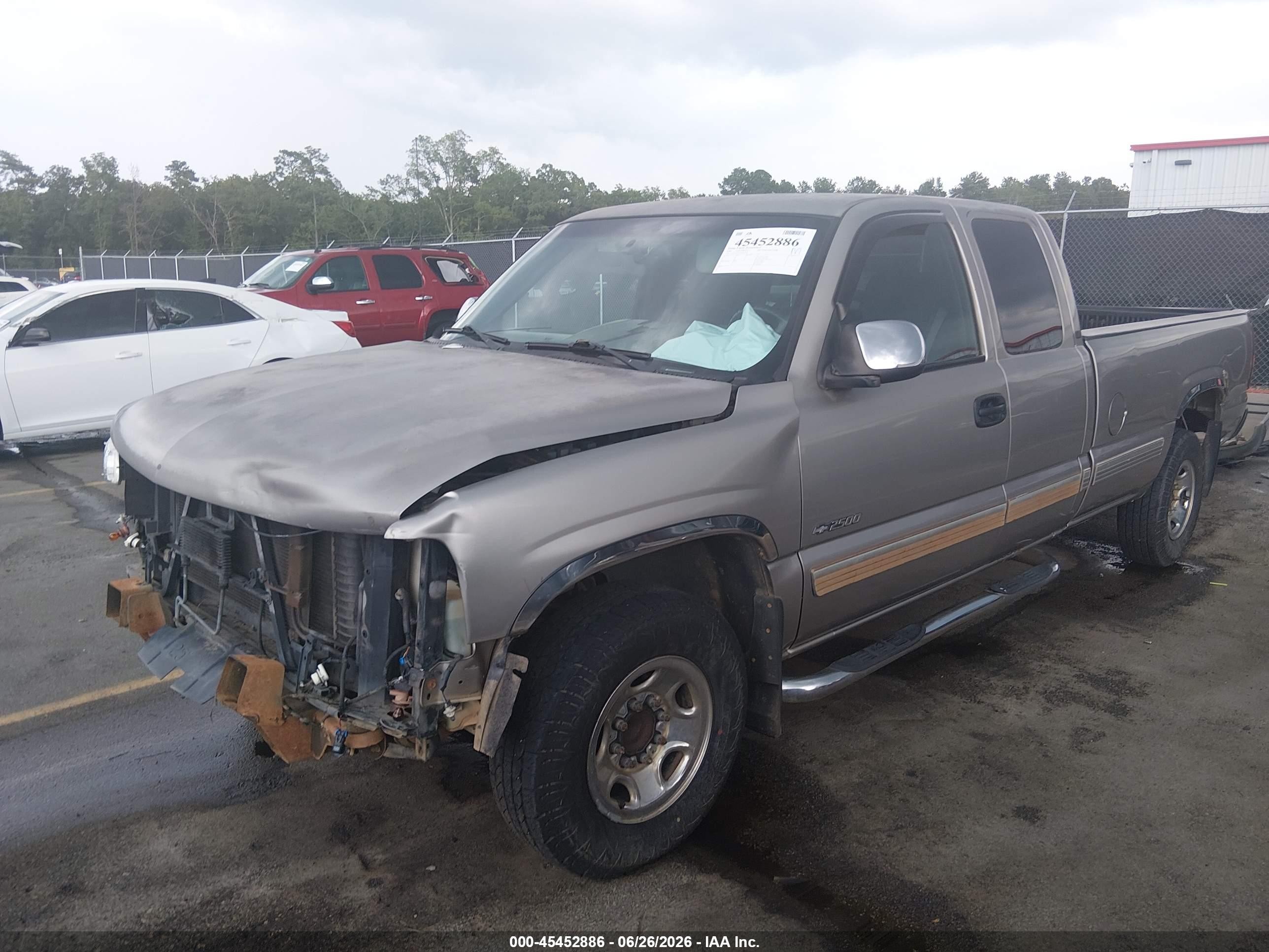 2000 Chevrolet Silverado 2500 Ls Tan vin: 1GCGC29U7YE416729